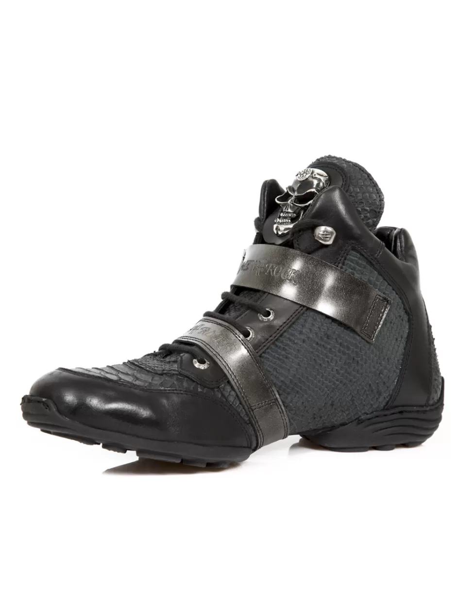 Scarpe Sportive New Rock ABS M8179 C2 - Design Avanguardista con Suola Rinforzata, Tomaia in Pelle Resistente e Dettagli Metallici, Perfette per Stile Urbano e Look Imponenti