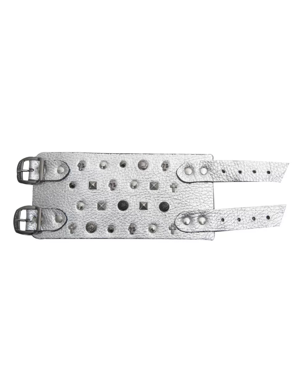 Bracciali New Rock con Cristalli e Chiusura a Sicurezza - Design Unico M-BRAZA93S3 per Stile Urbano