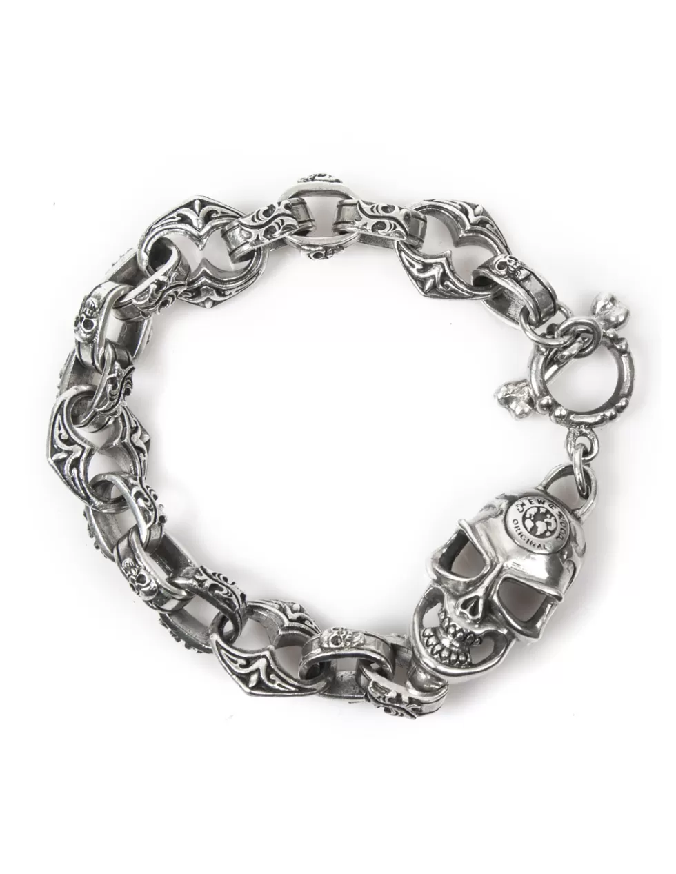 Bracciale in Metallo New Rock - Accessori Grintosi con Dettagli Unici Modello C1
