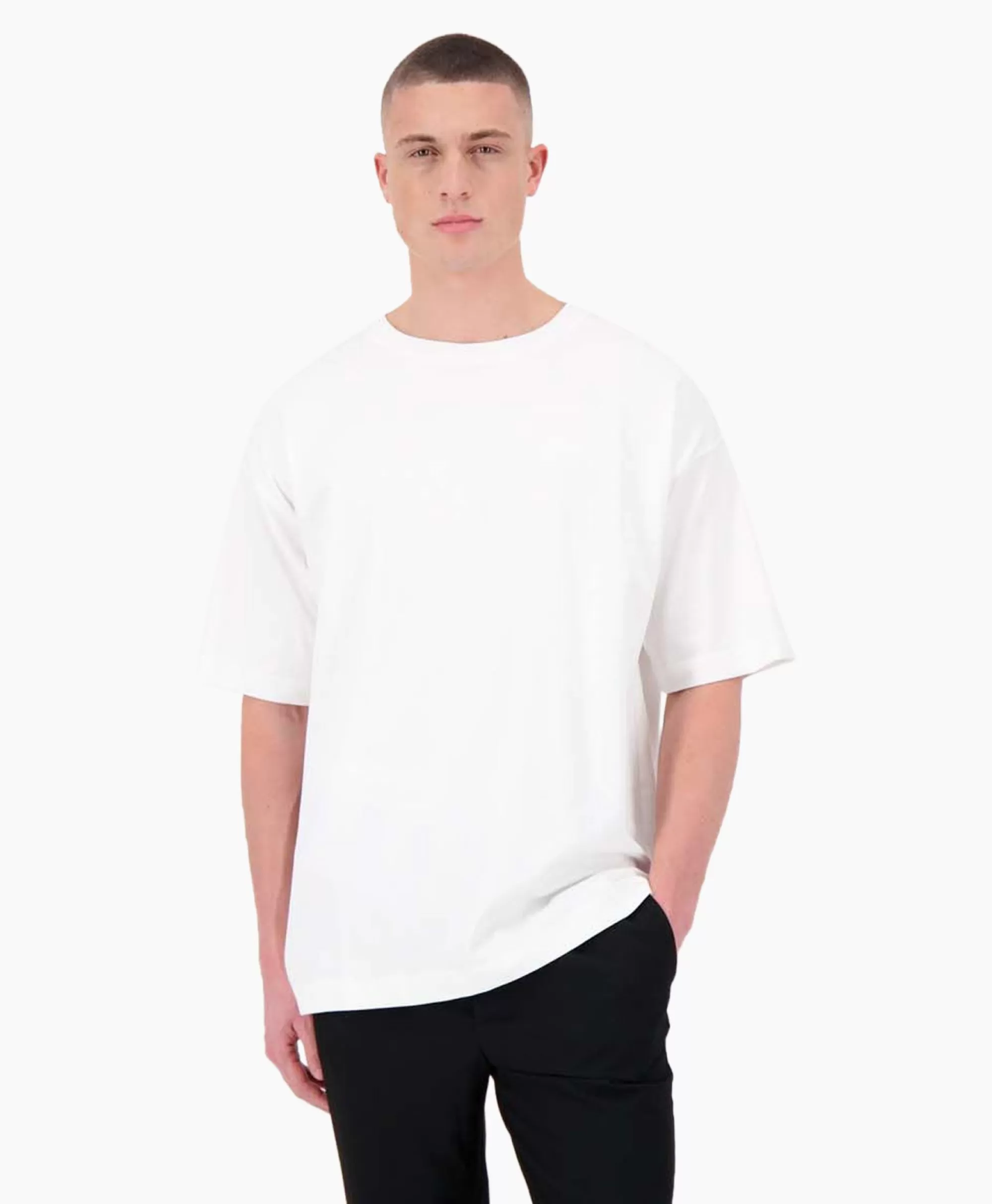 Maglietta Oversize Manica Corta Airforce - Design Ricamato in Bianco, TTT