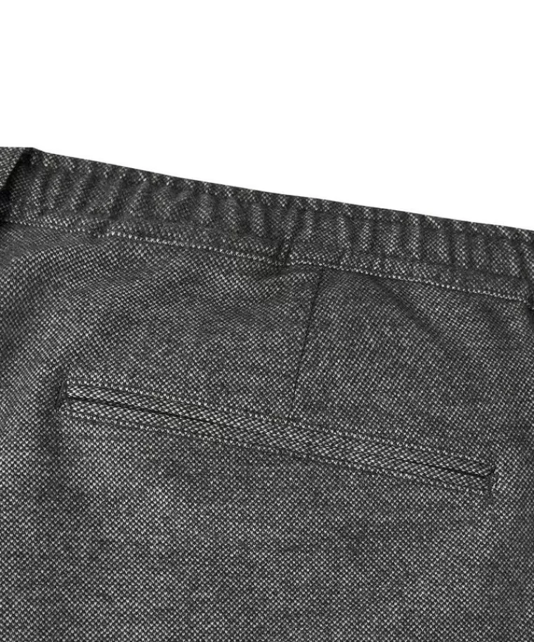 Profuomo Maglia Sportiva in Flanella di Cotone Antracite - Taglio Slim con Tessuto Tecnico per Massima Agilità e Conforto Dinamico