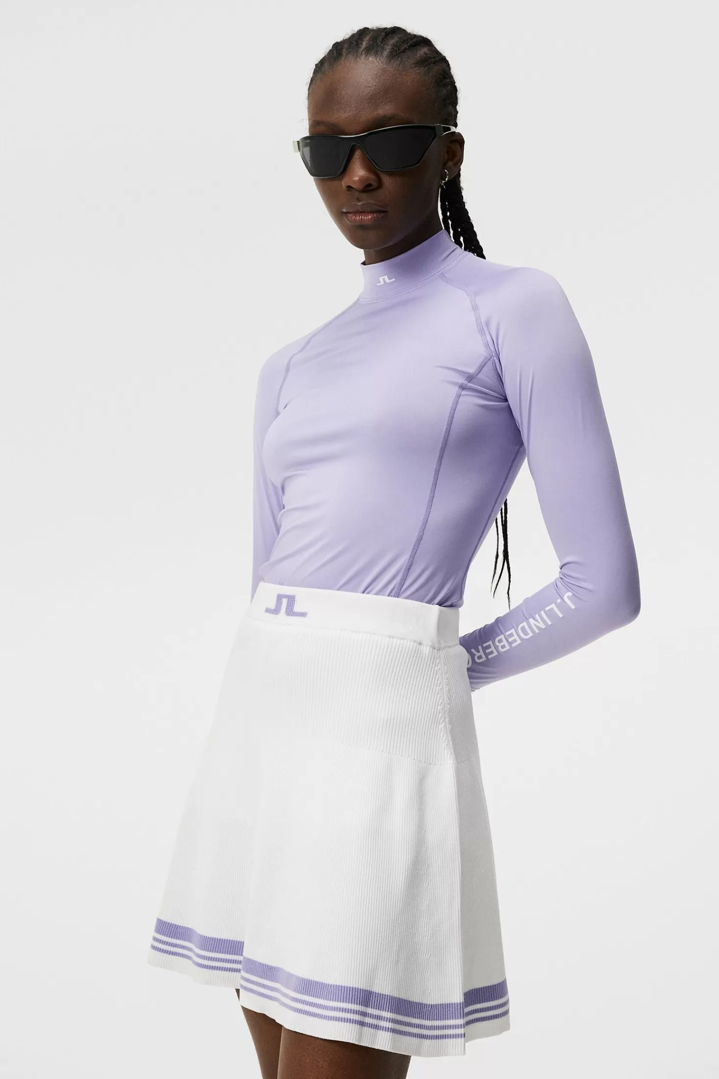 J.Lindeberg - Maglia Tecnica Asa con Compressione Confortevole per Sport e Fitness

(：、、，