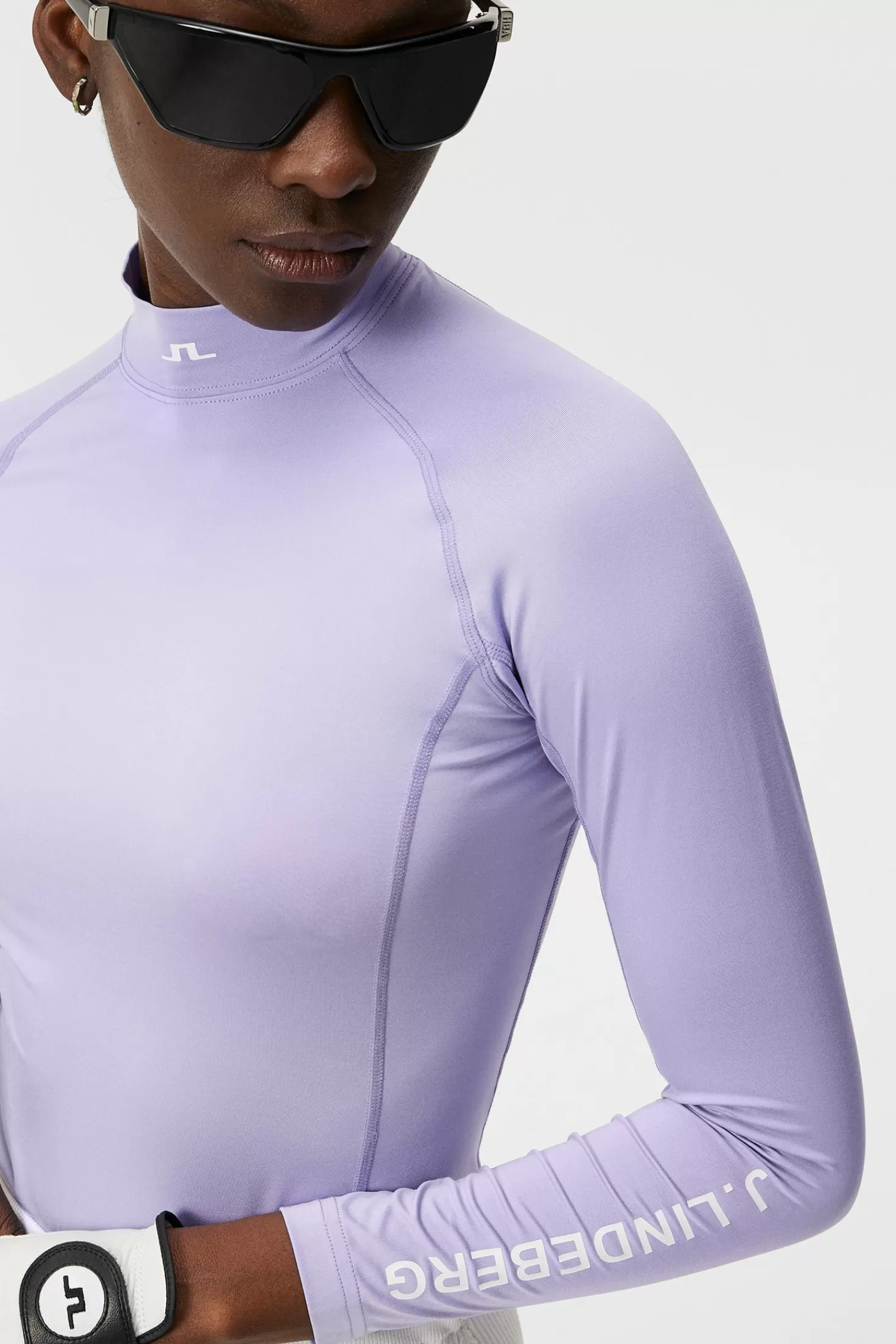 J.Lindeberg - Maglia Tecnica Asa con Compressione Confortevole per Sport e Fitness

(：、、，