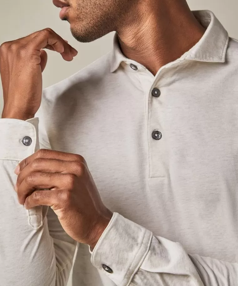 Polo Profuomo in jersey beige - Comfort e stile per il tuo guardaroba essenziale