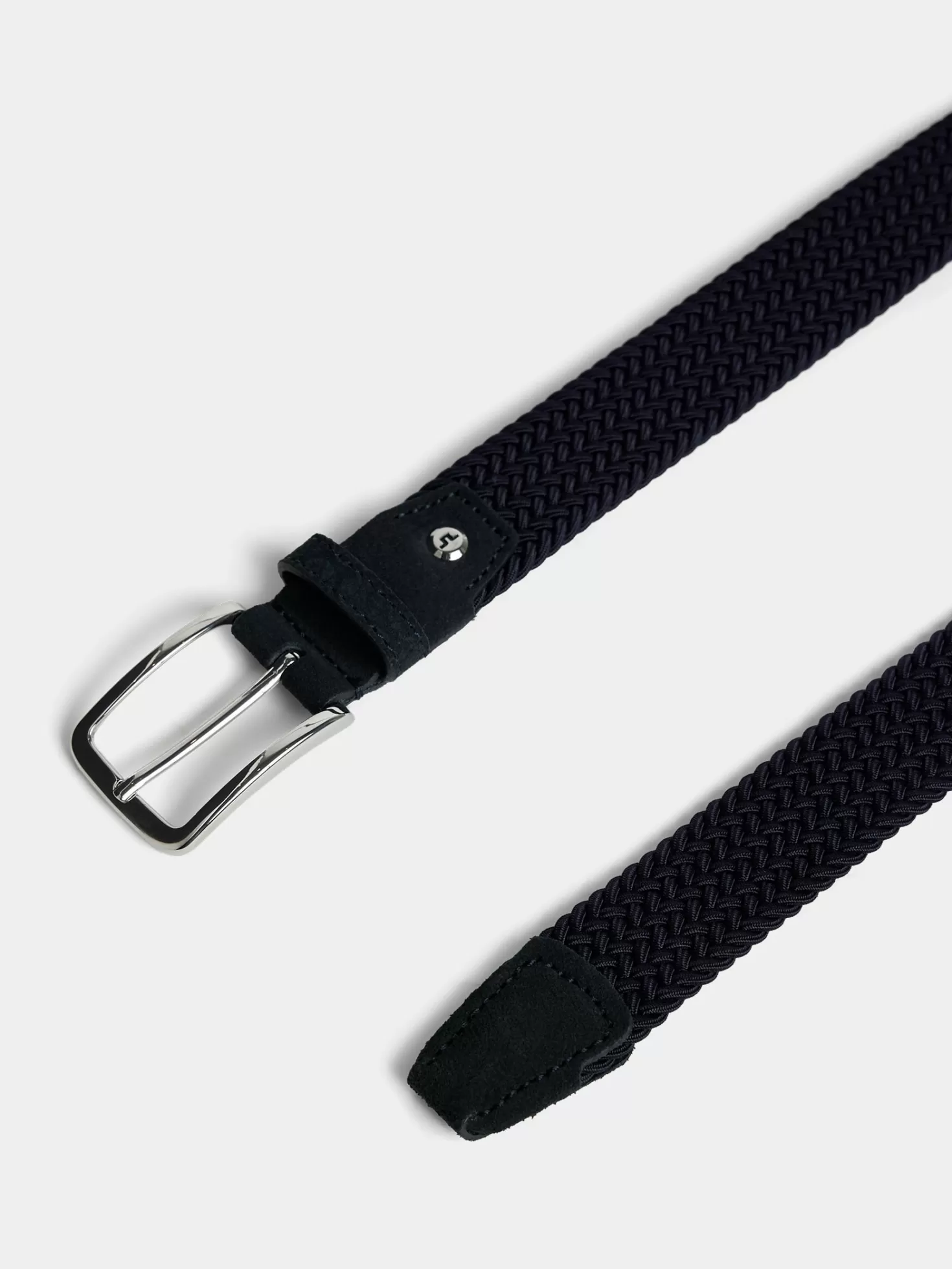 J.Lindeberg Cintura Elastica Ben - Design Intrecciato Confortevole con Fibbia Regolabile, Stile Moderno a Prezzo Accessibile