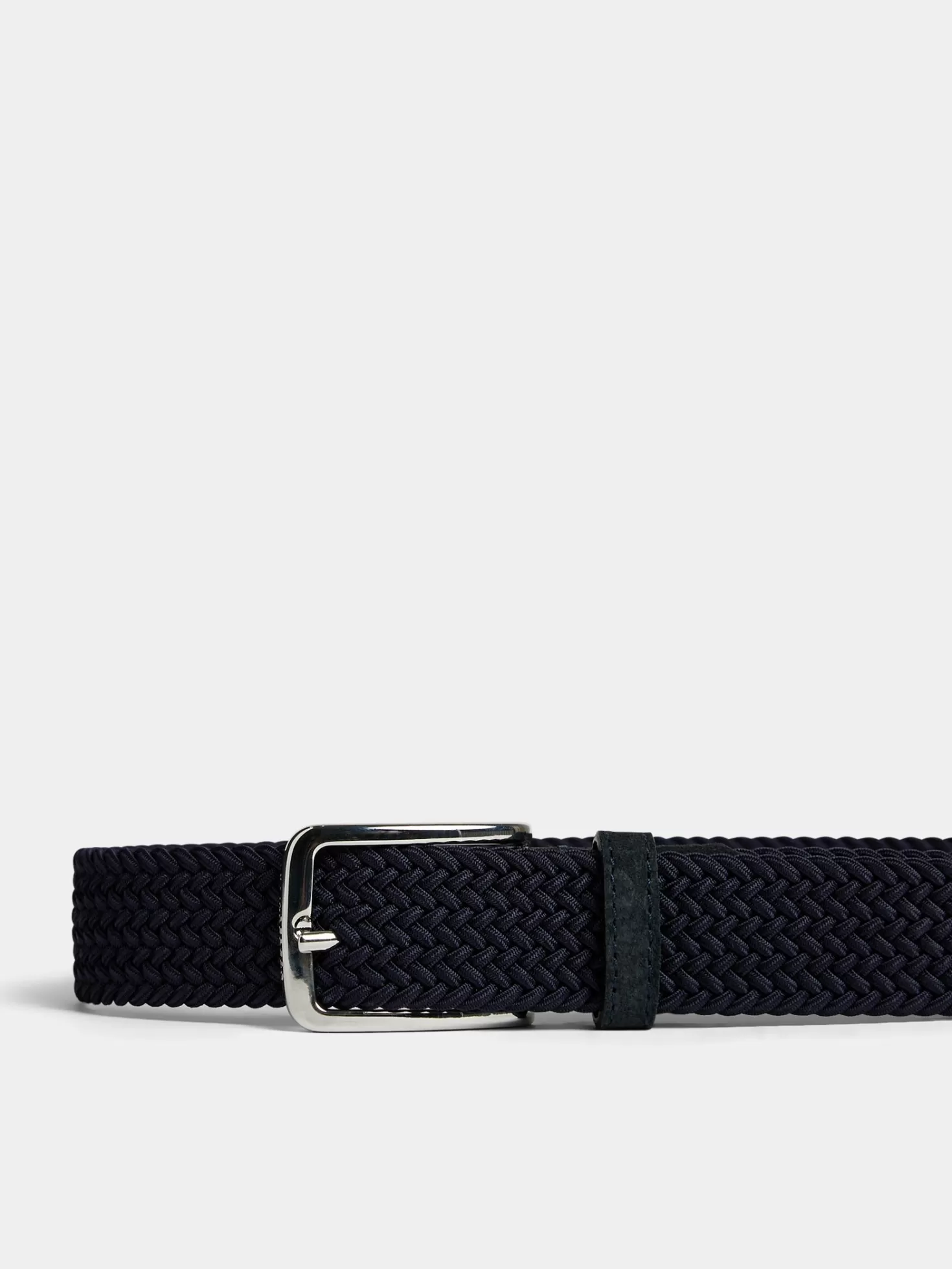 J.Lindeberg Cintura Elastica Ben - Design Intrecciato Confortevole con Fibbia Regolabile, Stile Moderno a Prezzo Accessibile