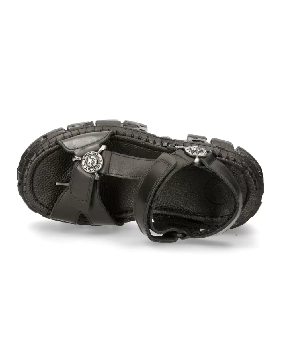 Scarpe sandali New Rock Tank Nero stile urban - Modello M-BIOS130-C7 per comfort ottimale