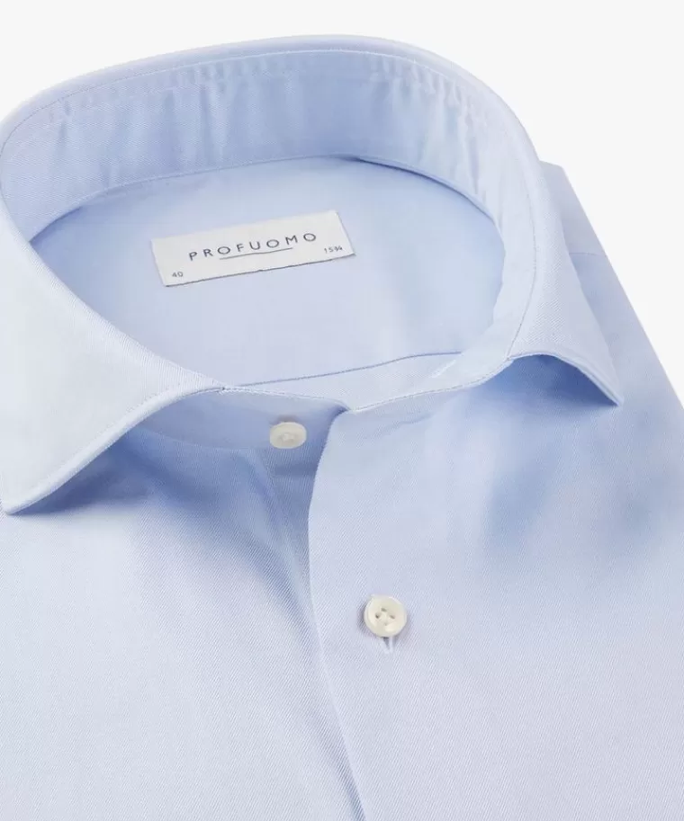 Promozione Camicia Elegante Uomo in Cotone Supima - Tonalità Azzurro Cielo | Vestibilità Premium Estate 2024