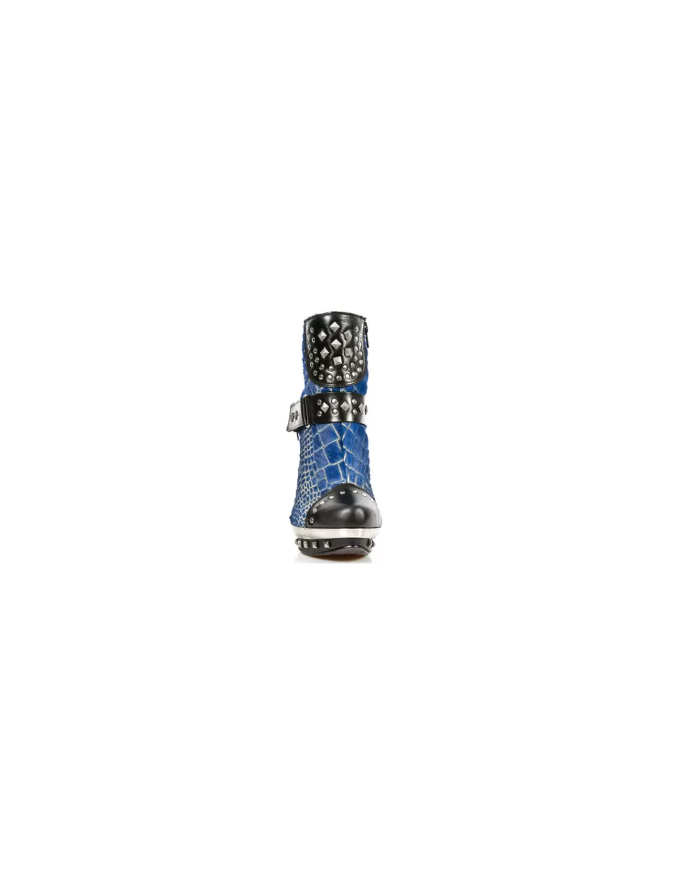 Stivali alla moda con Tacco Alto New Rock - Design audace in stile Punk-Rock Modello M-PUNK003/C7