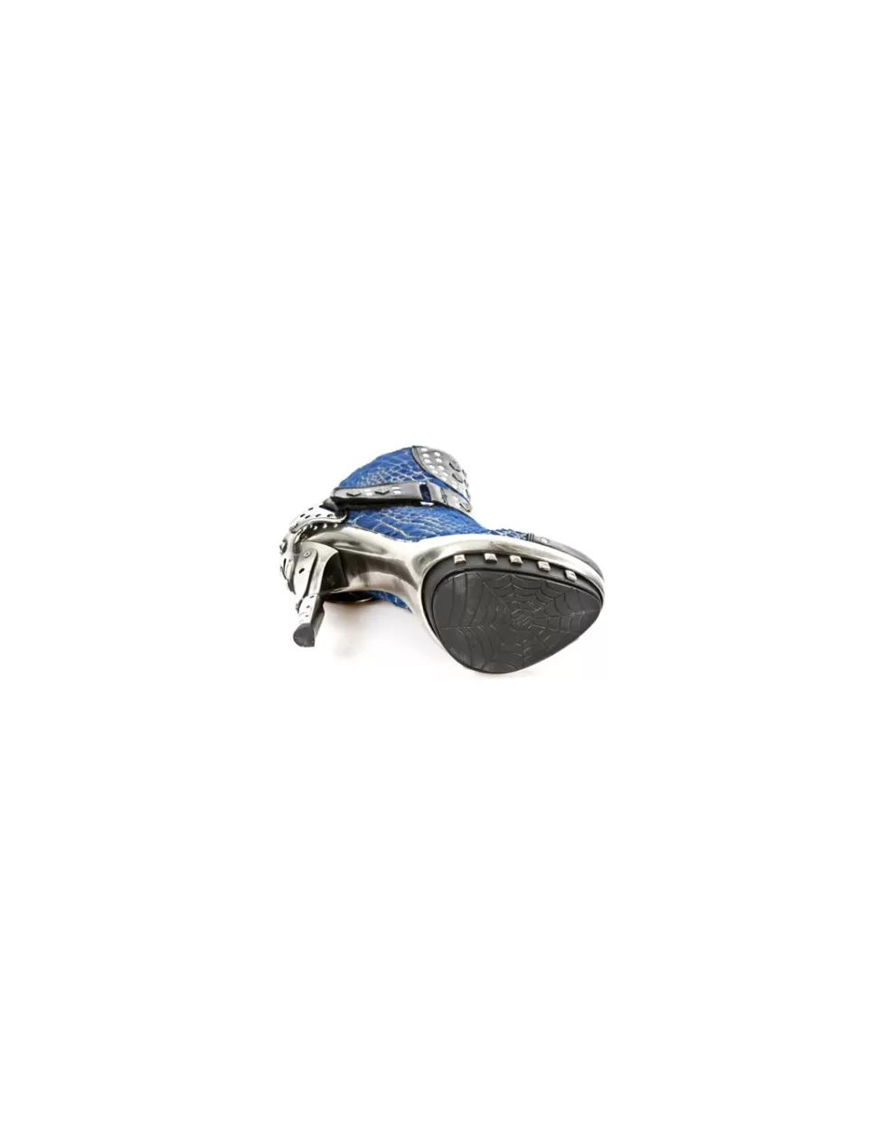 Stivali alla moda con Tacco Alto New Rock - Design audace in stile Punk-Rock Modello M-PUNK003/C7