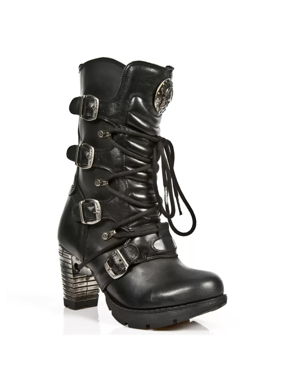 Stivali Militari New Rock - Trail M TR003 S1 con Tacco da Combattimento Edizione Speciale