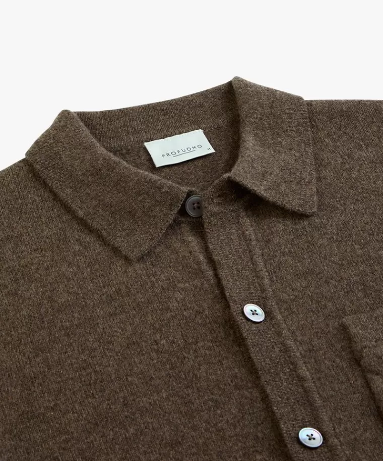 Gilè Elegante in Lana - Borgogna Scuro | Comodità Assoluta | Online | Profuomo Bruin