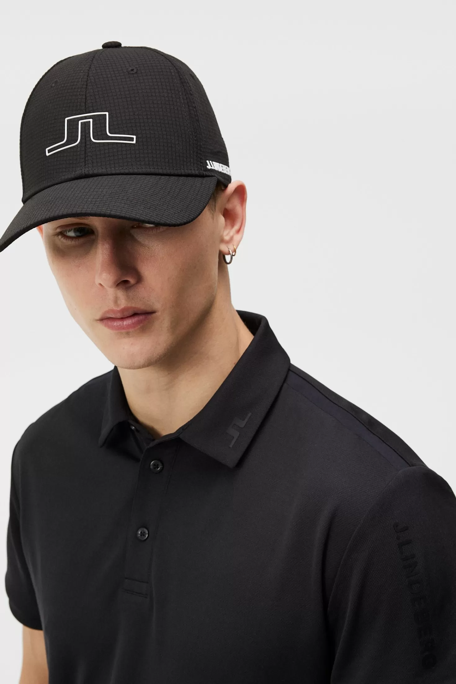 J.Lindeberg Caden - Cappello da Golf Elegante in Tessuto Leggero, Stile Sportivo con Sconti Esclusivi