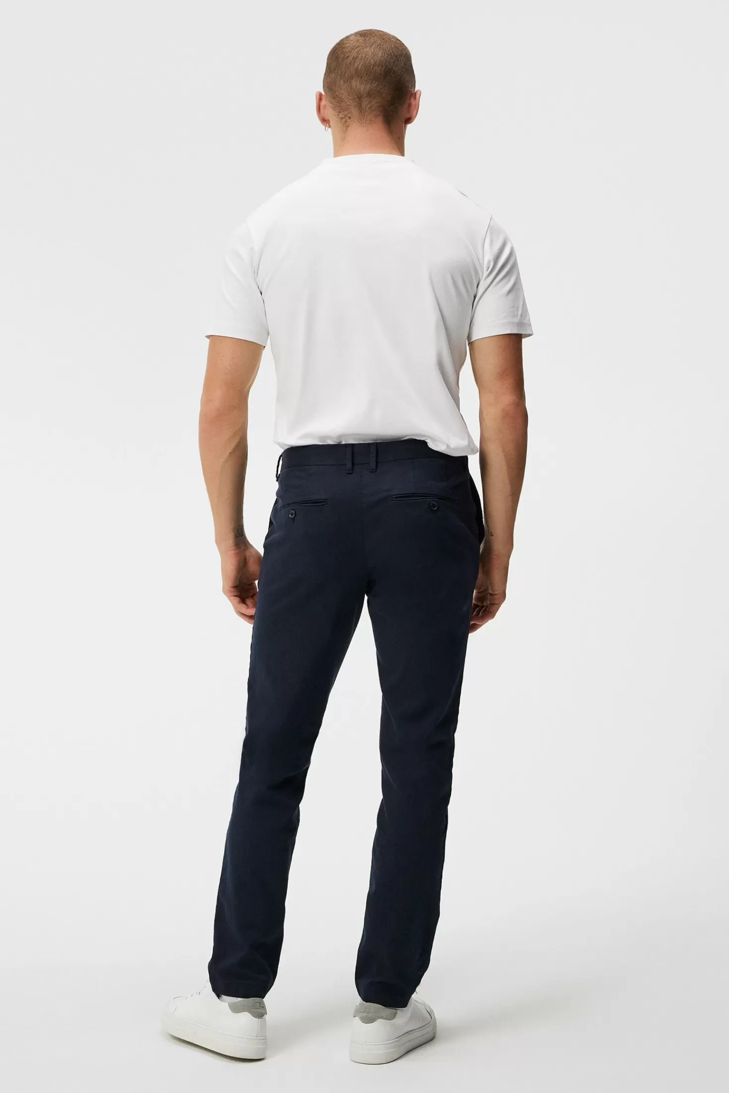 J.Lindeberg Pantaloni Chaze in Flanella Twill - Modelli Confortevoli in Saldo Estivo