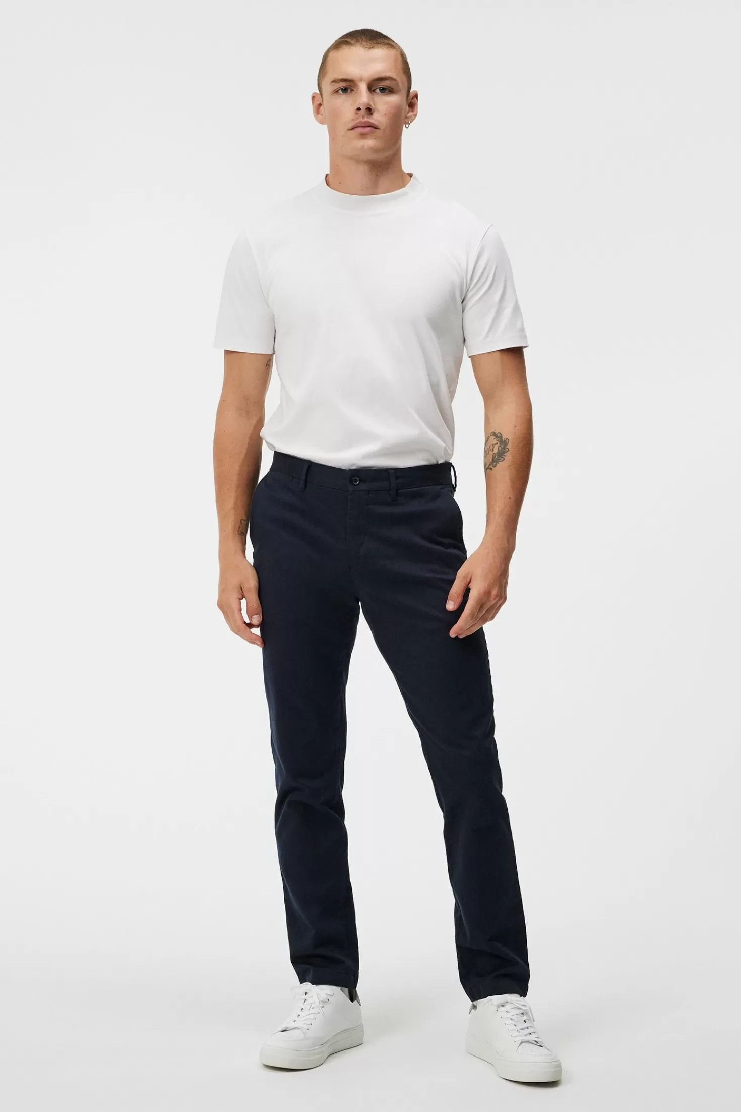 J.Lindeberg Pantaloni Chaze in Flanella Twill - Modelli Confortevoli in Saldo Estivo