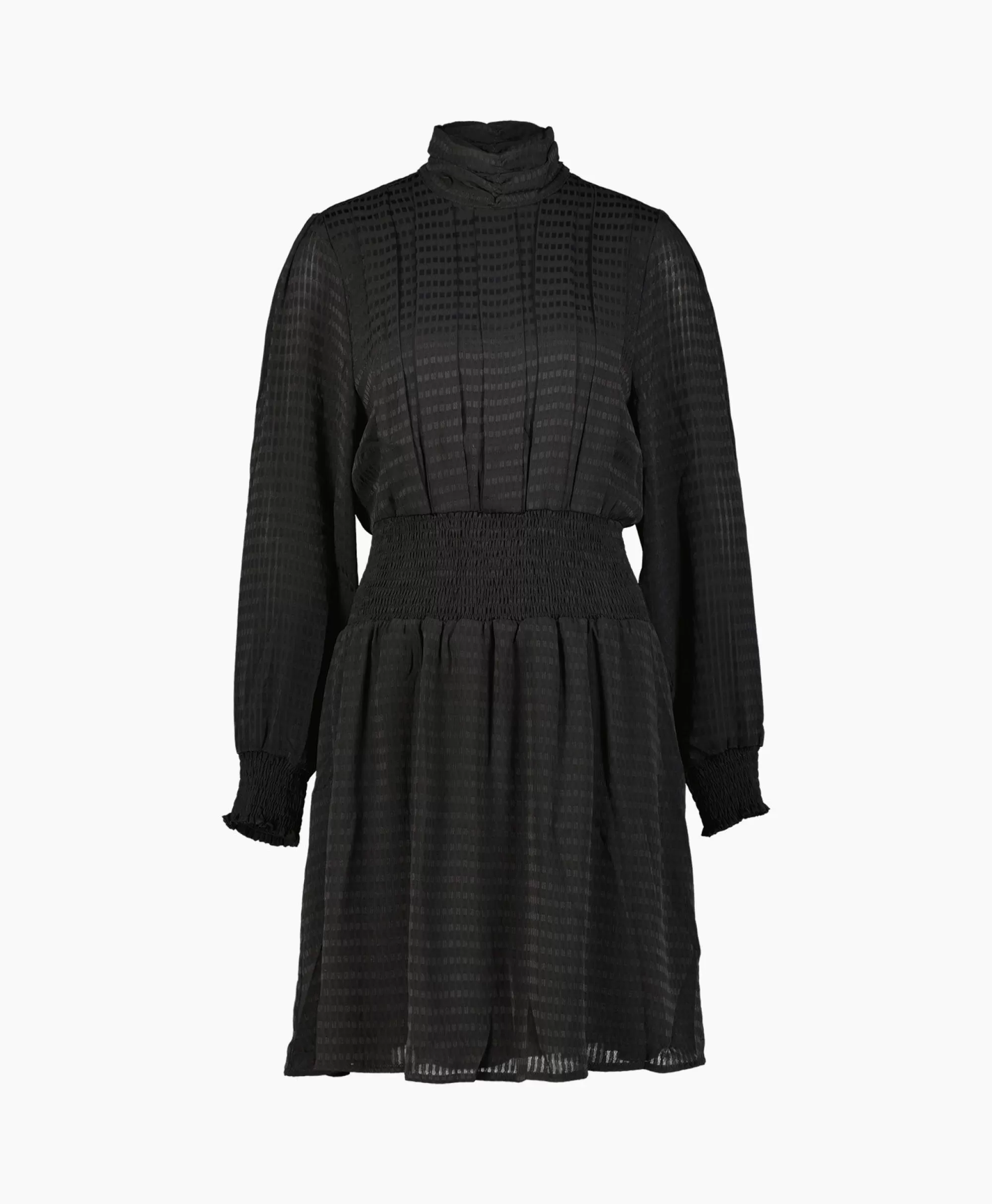 Jurken Co'Couture - Abito Corto Margiecc Nero con Design Stilizzato, Collezione Primavera/Estate