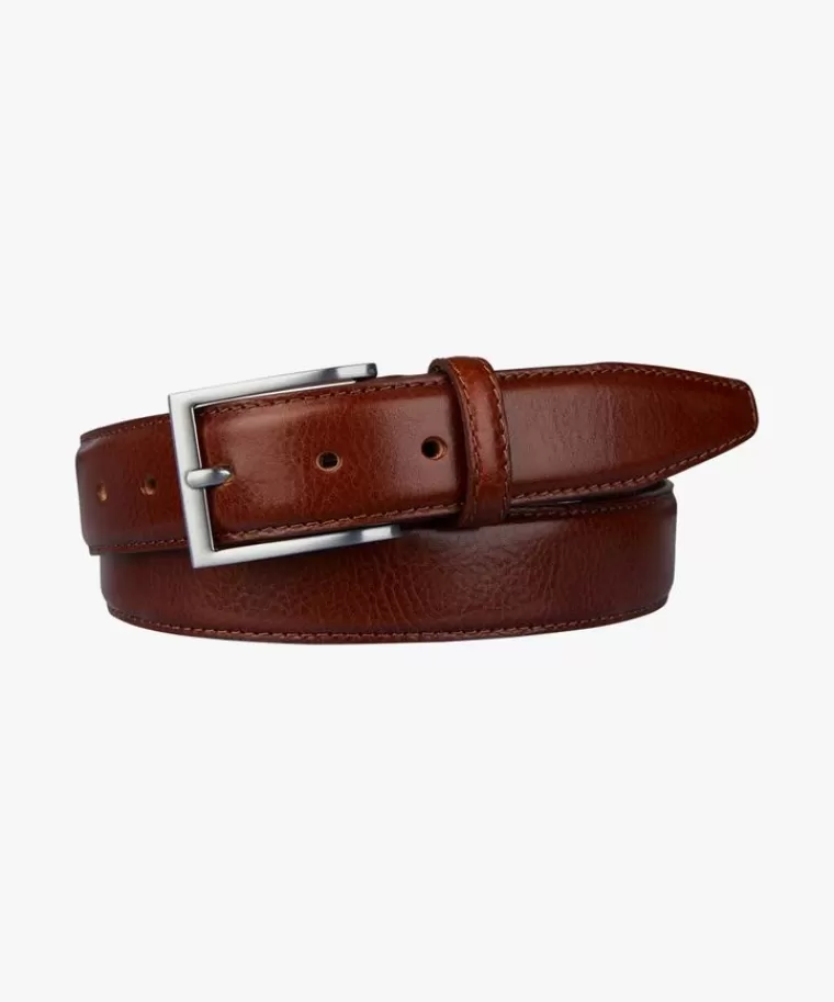 Cintura in Pelle di Vitello Marrone Cognac - Profuomo, Qualità Elegante a Prezzo Accessibile