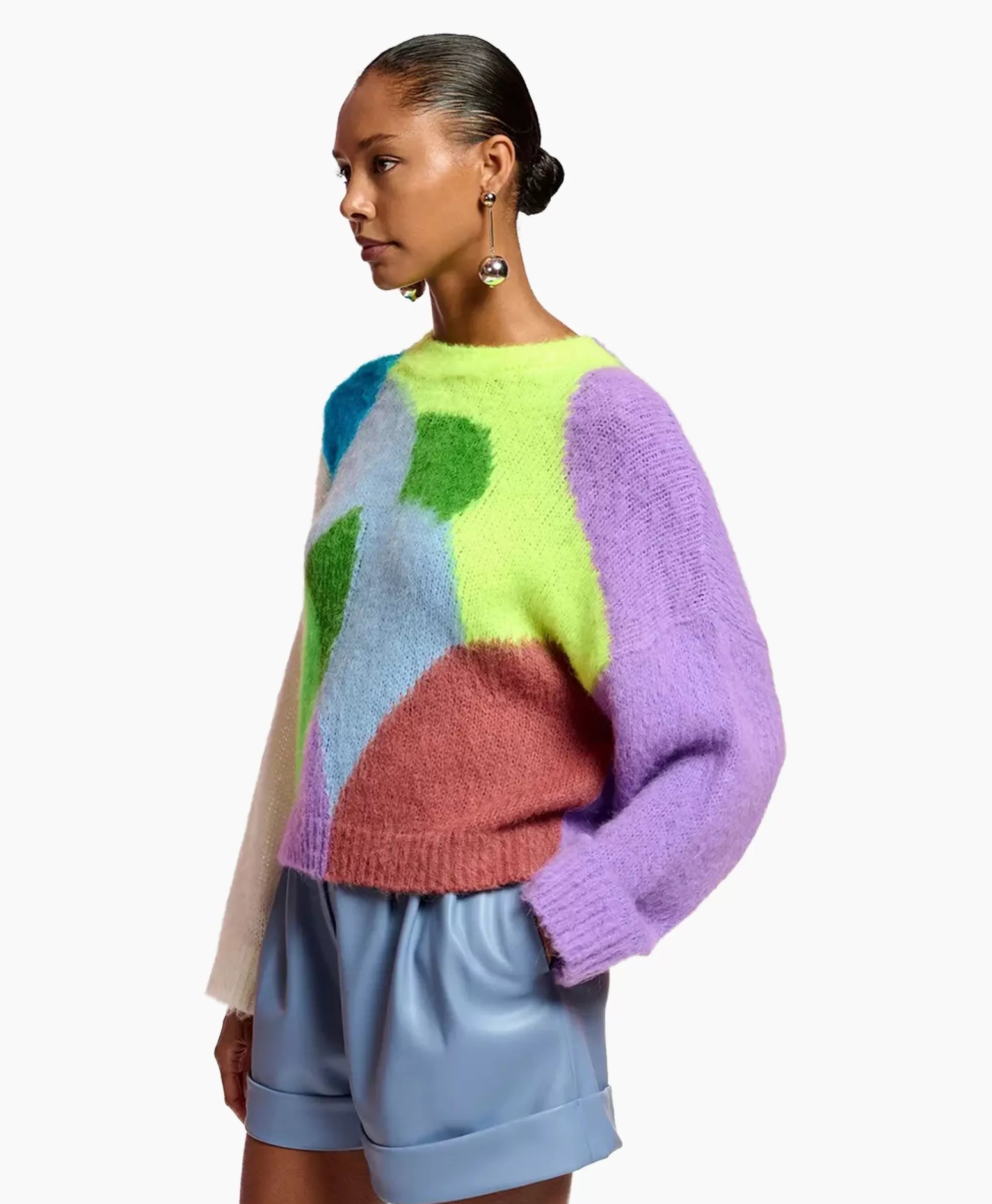 Maglione Essentiel Antwerp Verde Foresta - Modello Aderente in Lana Morbida Autunno 2023