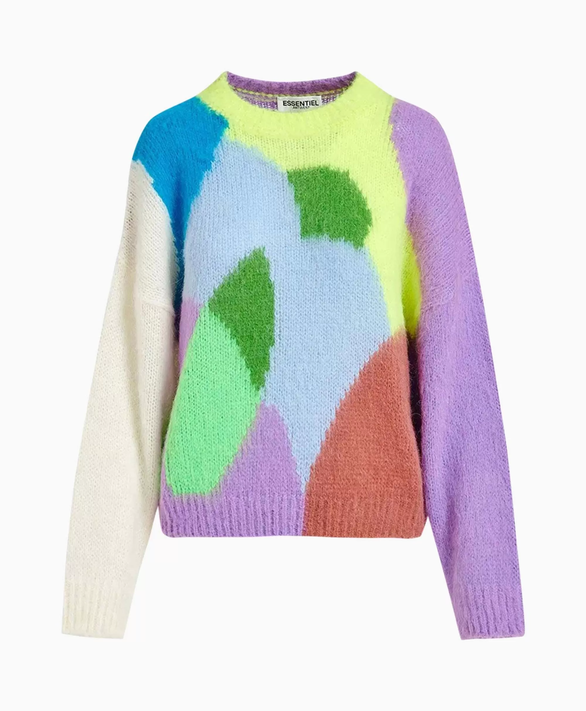 Maglione Essentiel Antwerp Verde Foresta - Modello Aderente in Lana Morbida Autunno 2023