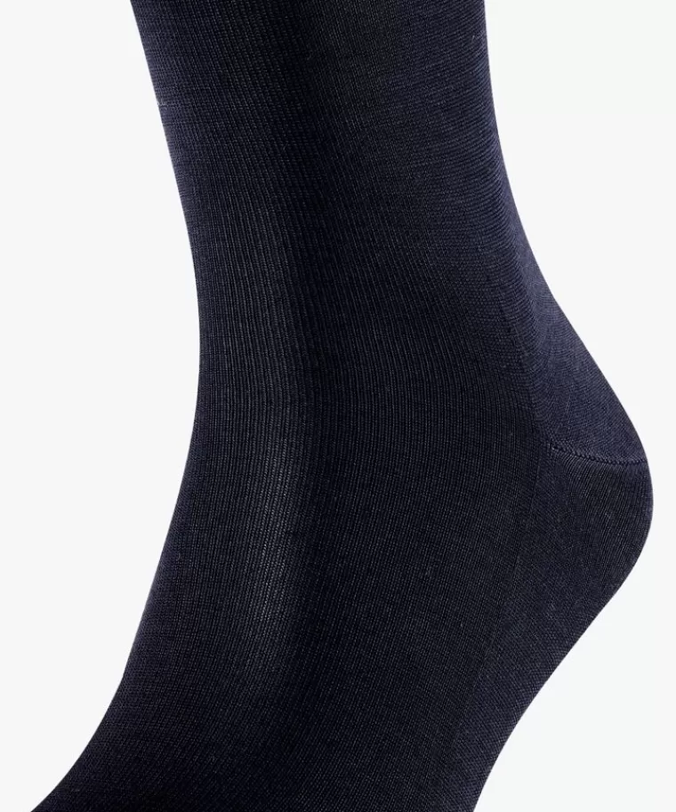 Calzini Uomo Tiago in Tinta Unica Blu Navy - Falke & Profuomo Collection Esclusiva