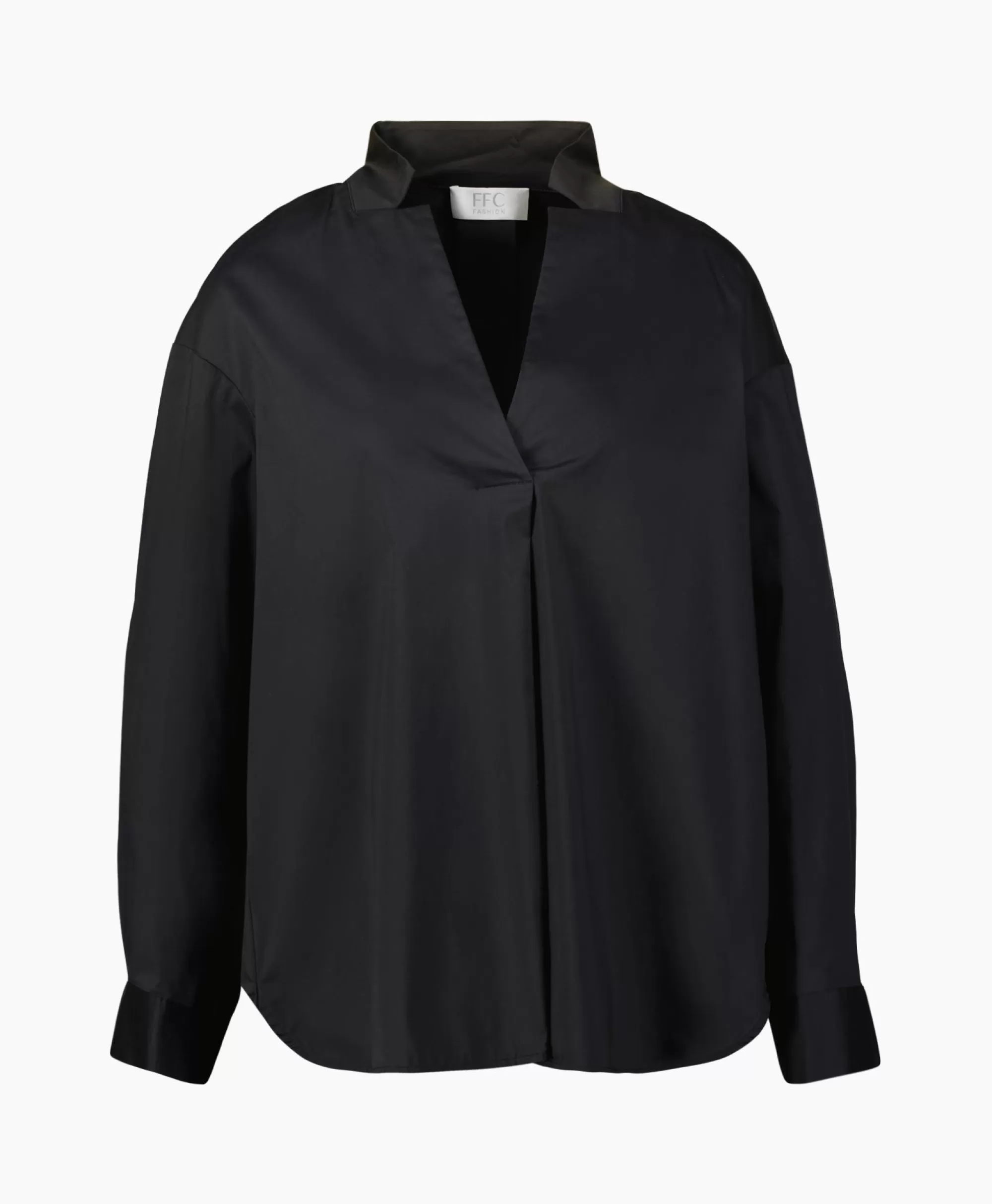 Blusa Ffc Nero - Camicia Femminile Elegante Modello 0/11472 con Dettagli Stilistici