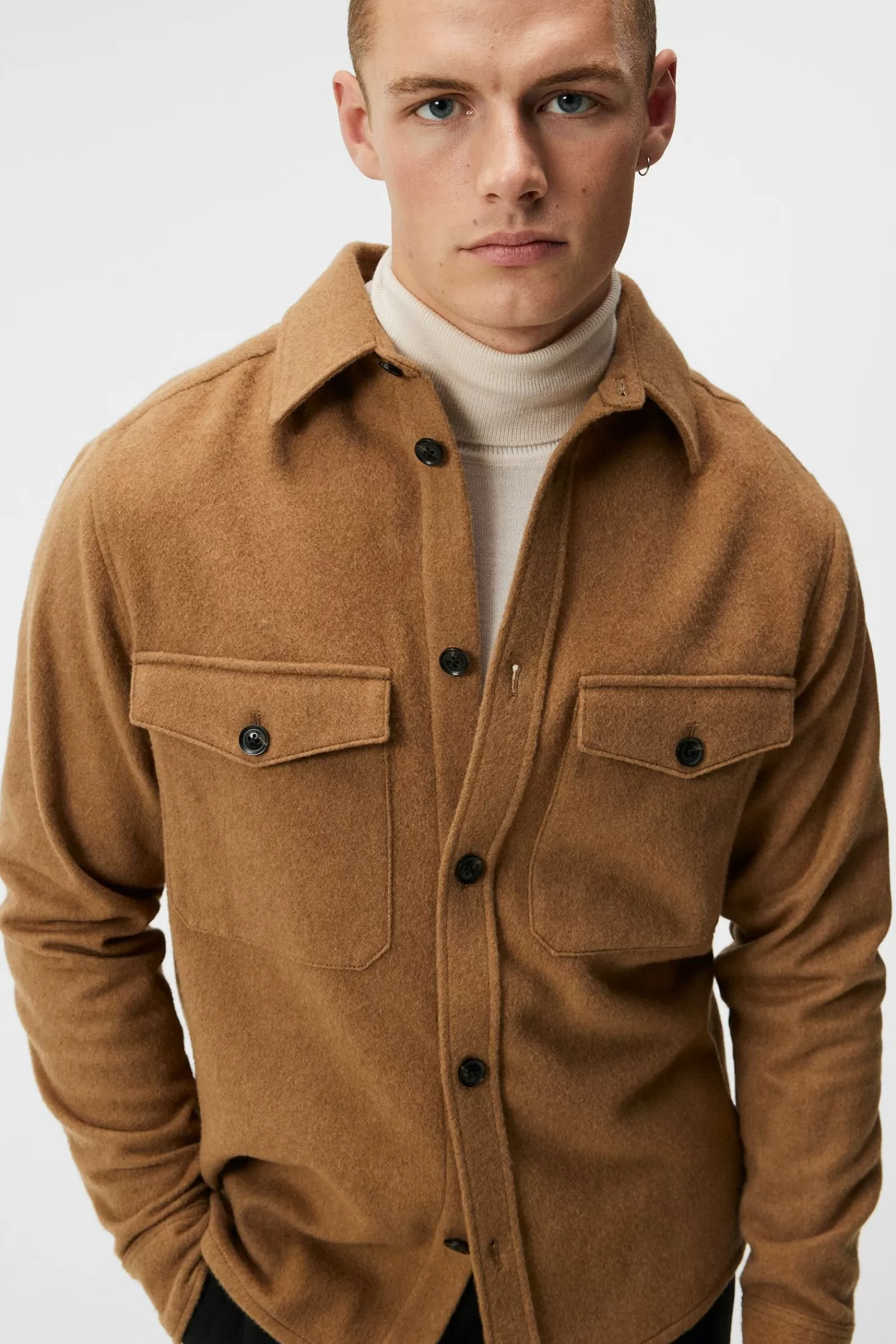 Cardigan Oversize in Lana Strutturata - J.Lindeberg Modello Più Acquistato