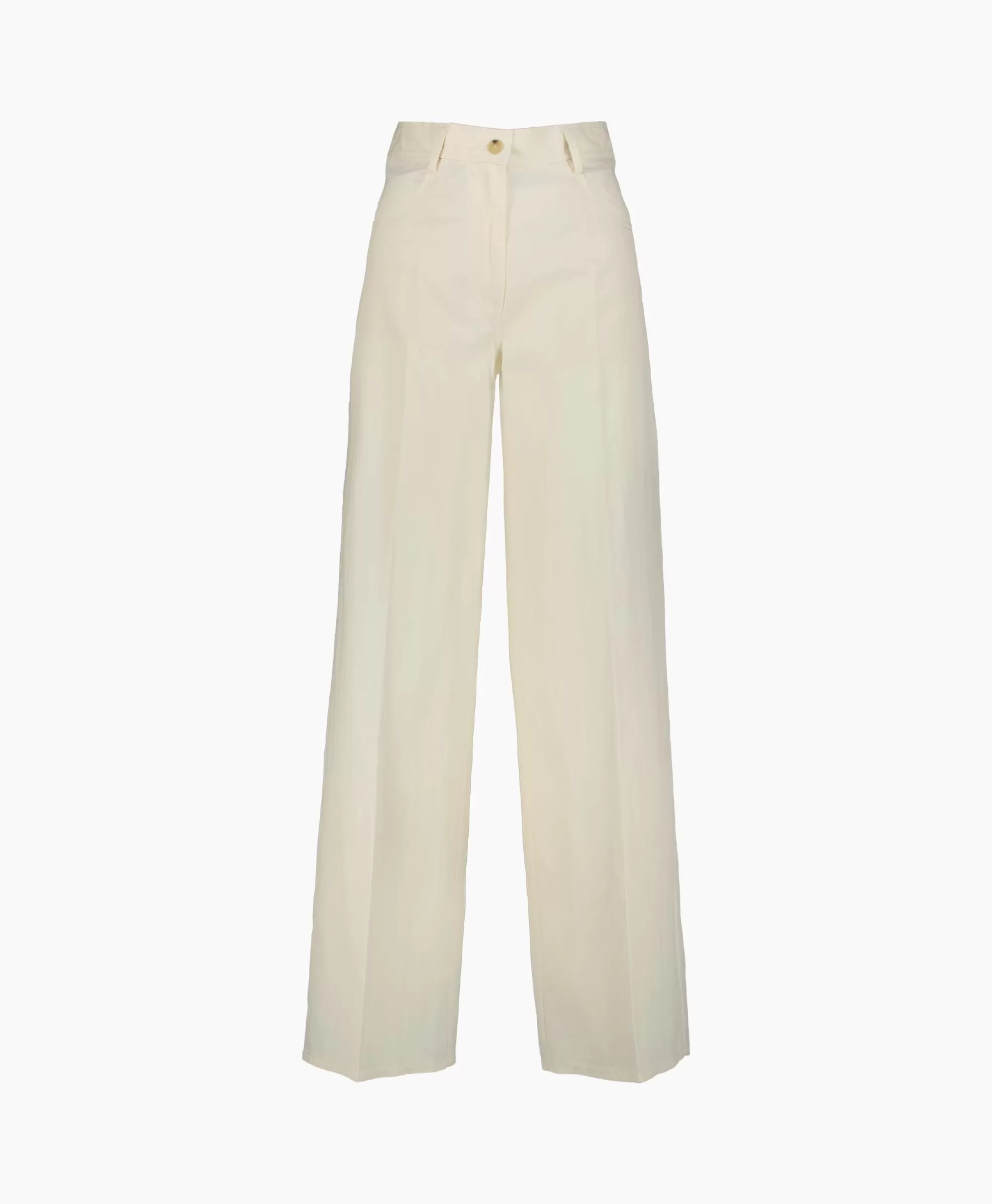 Forte Forte Pantaloni Eleganti in Mix Viscosa e Cotone - Twill Chic con 5 Tasche, Taglio Confortevole e Design Minimal in Ecrù 

(Note: Adjusted brand formatting, restructured descriptors using natural Italian phrasing, added sensory adjectives like 