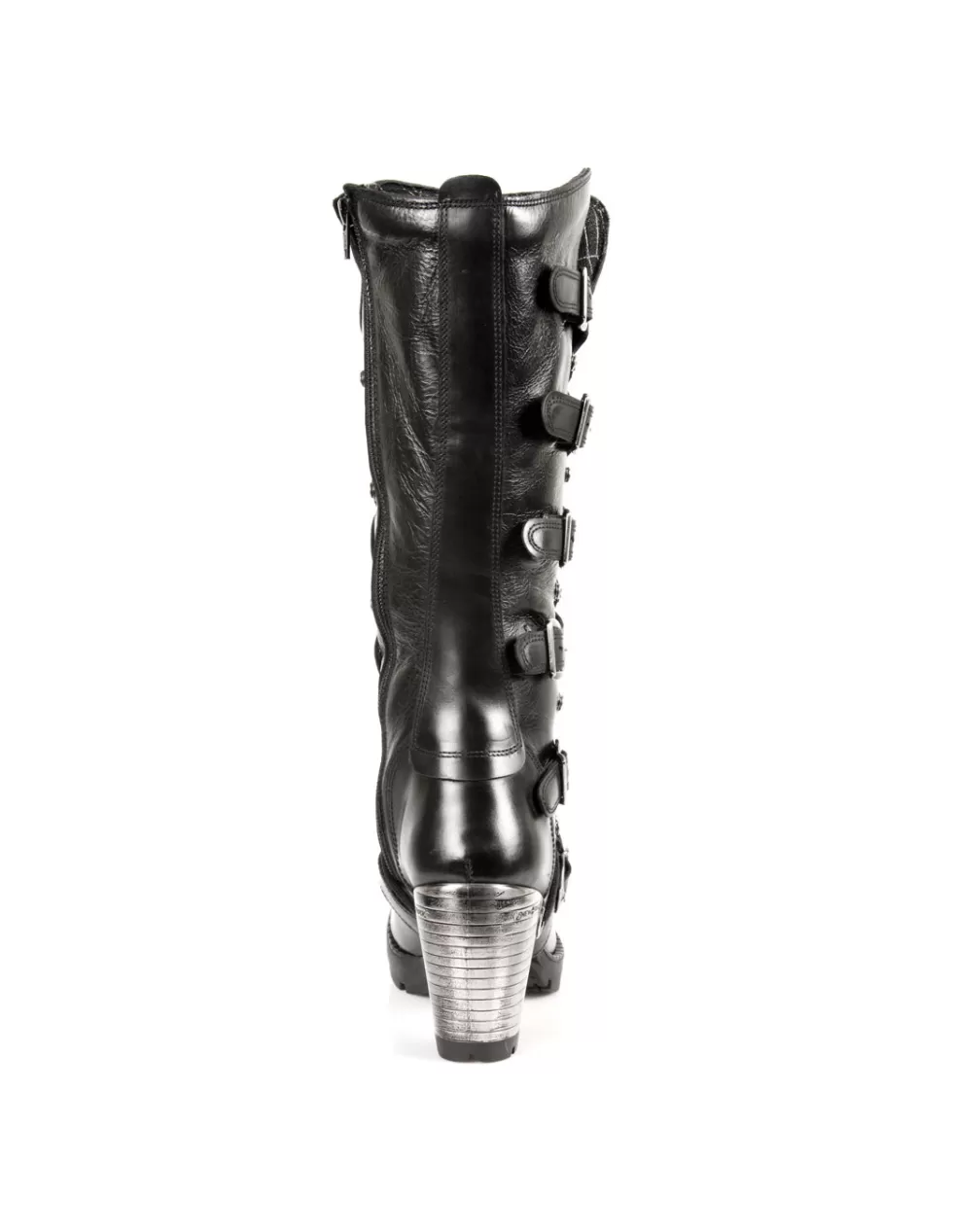 Stivali Alti con Tacco New Rock - Stile Militare Robusti per Trekging, Modello M-TR004-S1