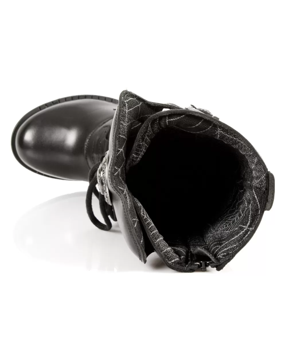 Stivali Alti con Tacco New Rock - Stile Militare Robusti per Trekging, Modello M-TR004-S1