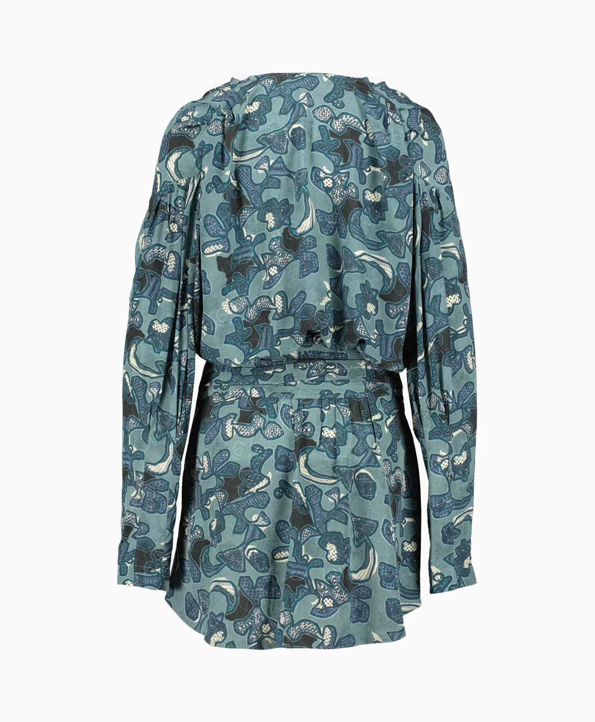 Iro Abito Corto Blu Fontana - Vestito Leggero con Tocco Elegante per Estate