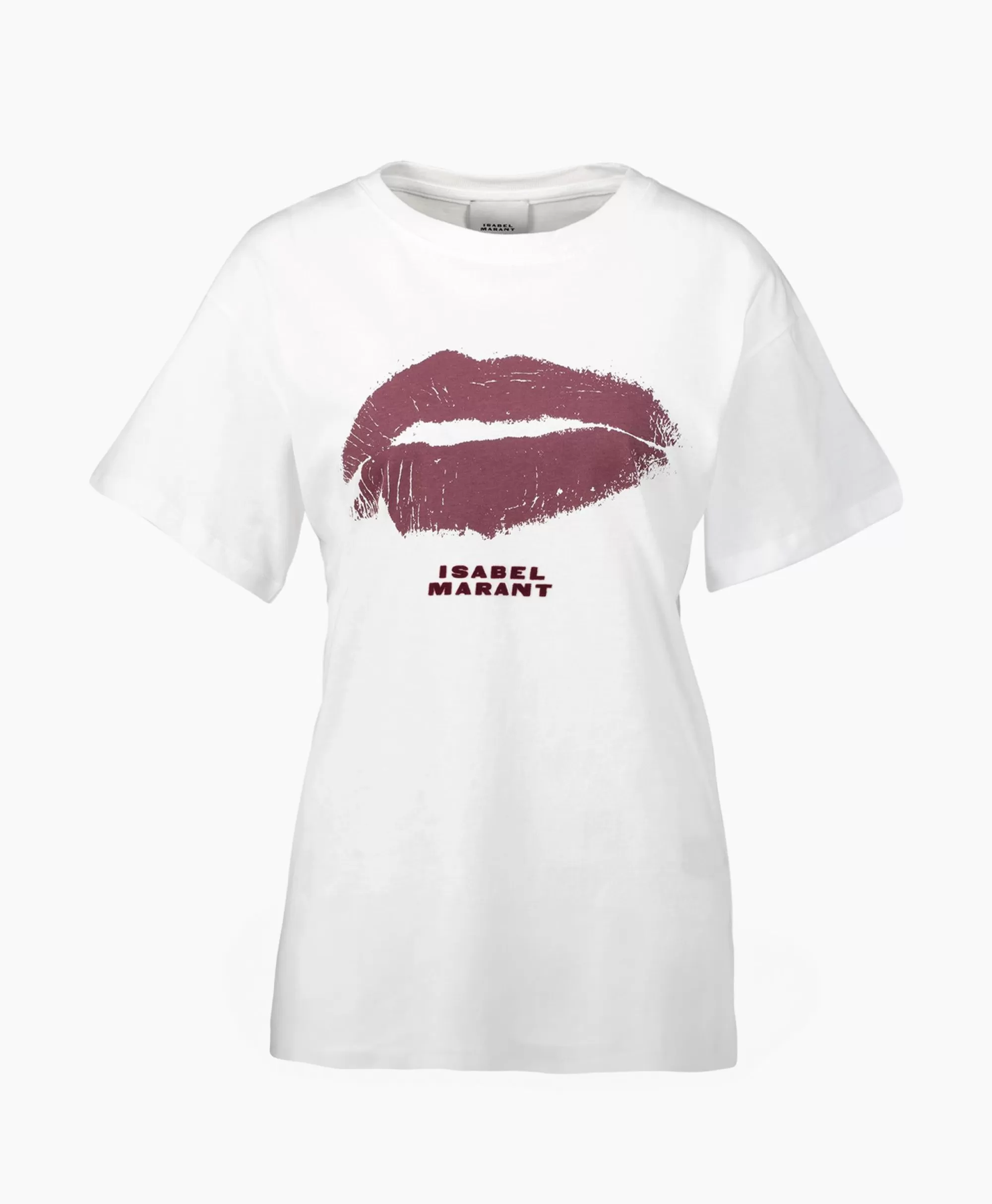 Isabel Marant Maglietta Essential Manica Corta Yates-Ga - Bianco Puro Stile Casual