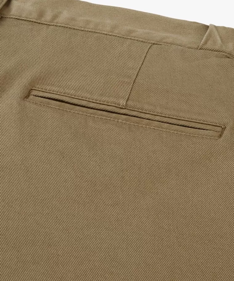 Profuomo Pantaloni Chino Uomo Taglio Rilassato - Verde Militare in Offerta Speciale