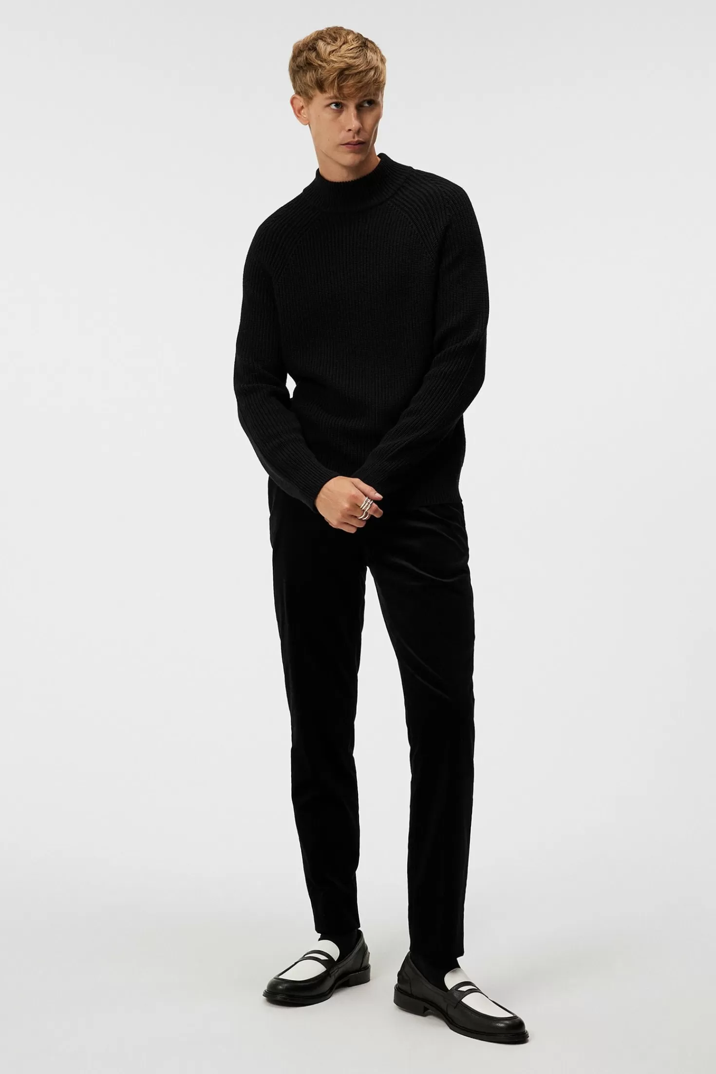 J.Lindeberg Maglione Kylan a Collo Alto - Tessuto Premium e Stile Minimalista in Promozione Esclusiva