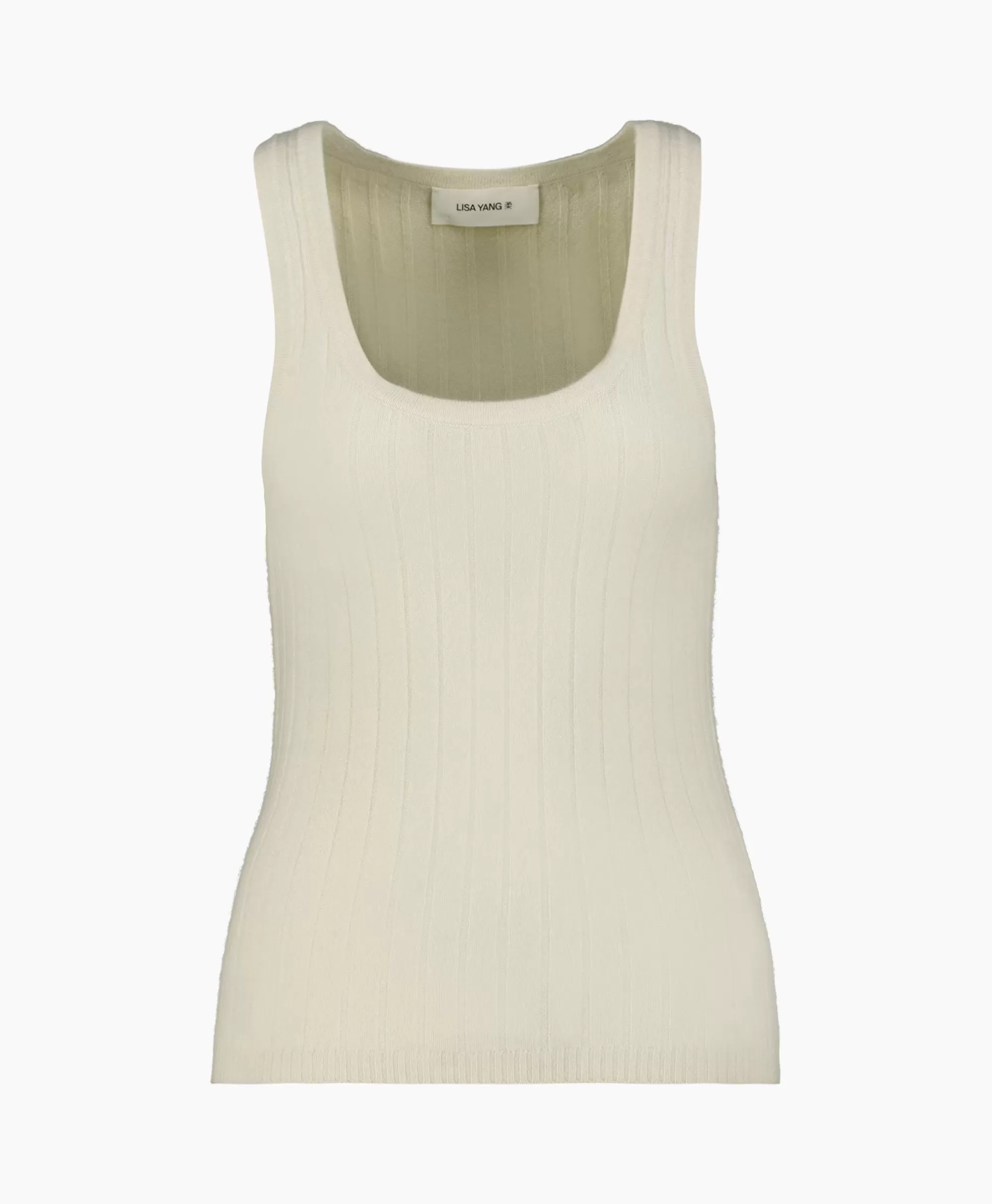Magliette e Top Femminili Lisa Yang: Top Alessia in Tinta Ecru, Design Elegante e Confortevole