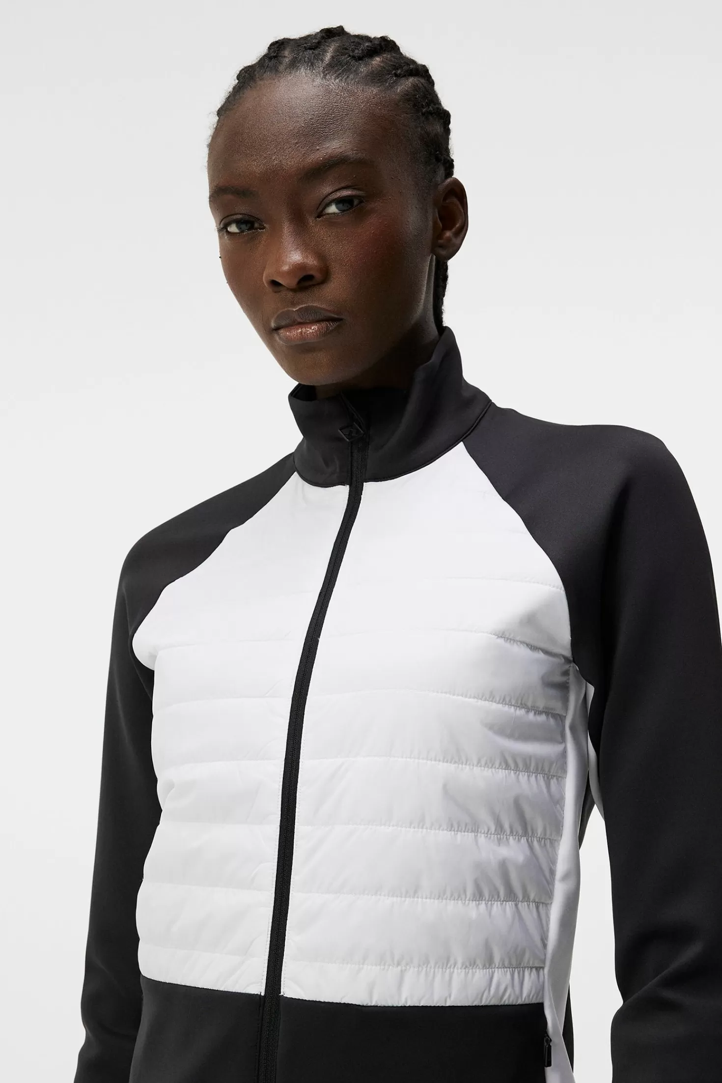 J.Lindeberg: Giacca Lourdes Hybrid - Tessuto Tecnico con Offerta Stagionale

(：、、