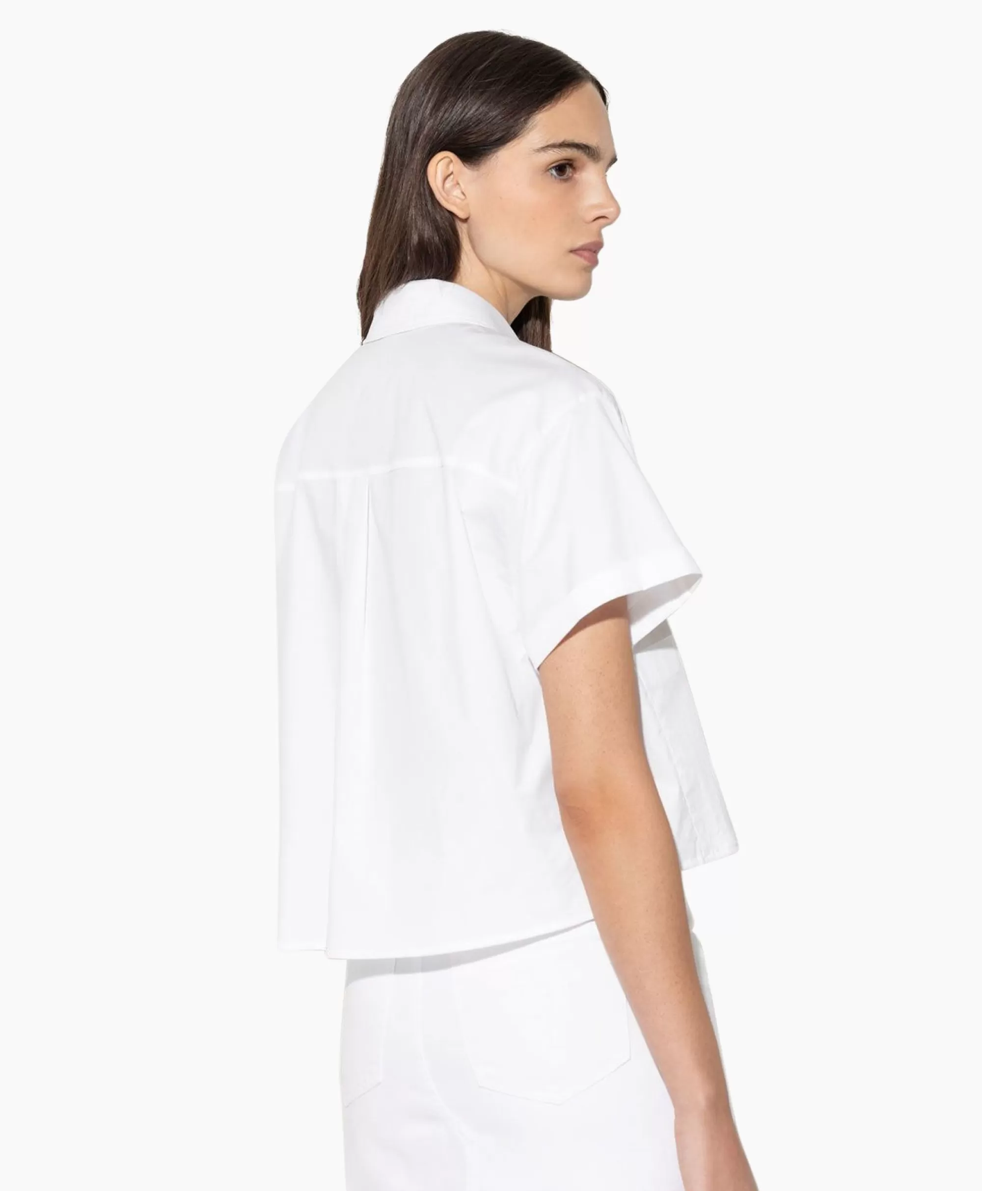 Camicia Elegante Luisa Cerano con Ricamo Delicato - Modello 298454/3384 in Bianco Puro

（：，，，，，）