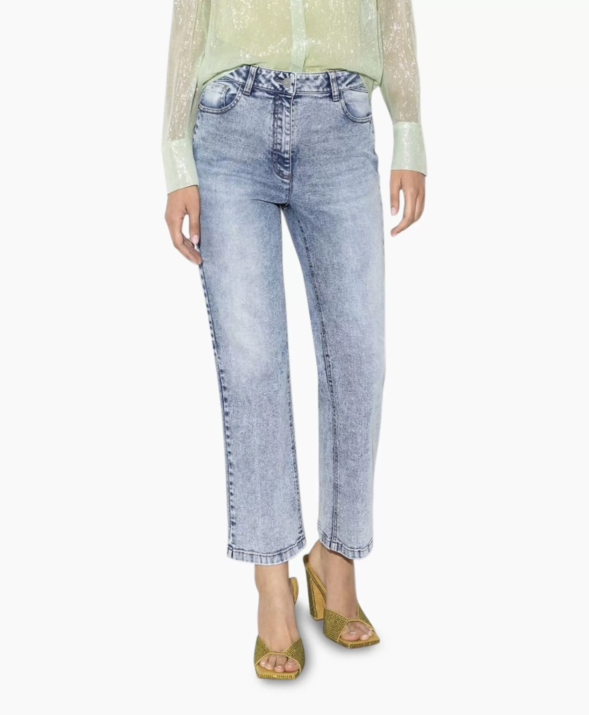 Luisa Cerano Pantaloni Jeans Eleganti Modello 698629 in Denim Blu Scuro - Fit Slim Moderno