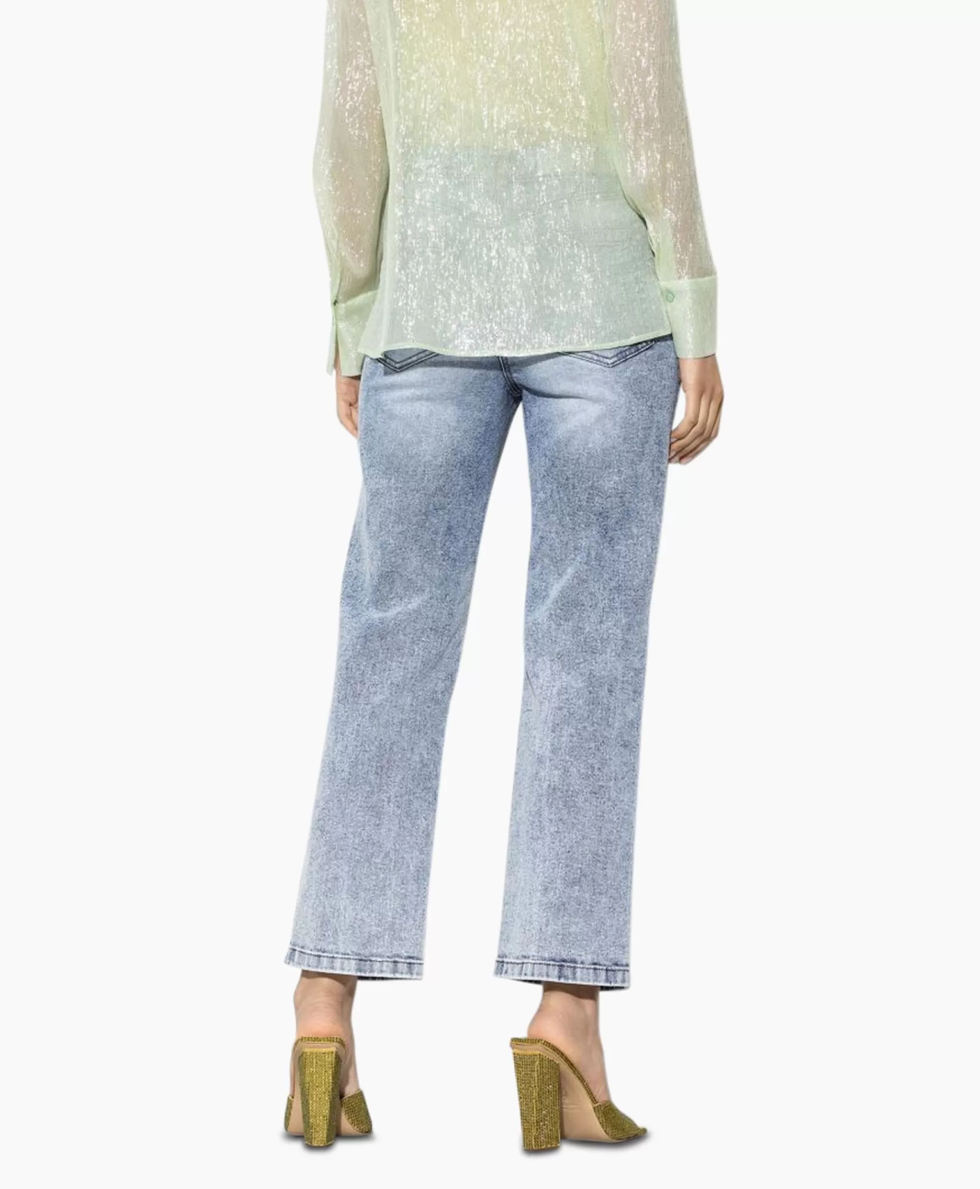 Luisa Cerano Pantaloni Jeans Eleganti Modello 698629 in Denim Blu Scuro - Fit Slim Moderno
