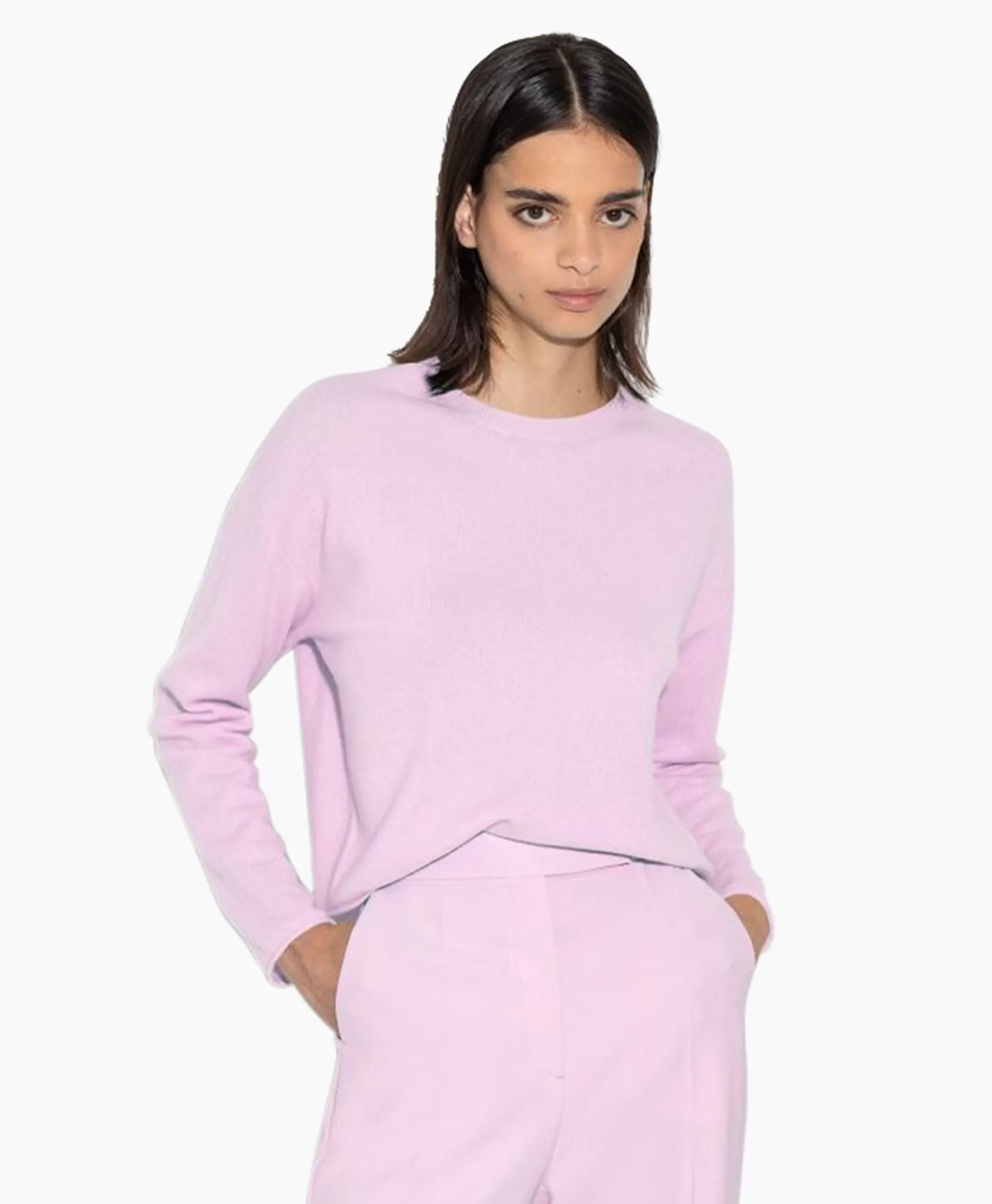 Elegante Maglione Luisa Cerano in Lavanda | Morbido Lana Invernale con Design Classico - Codice 5871/198376