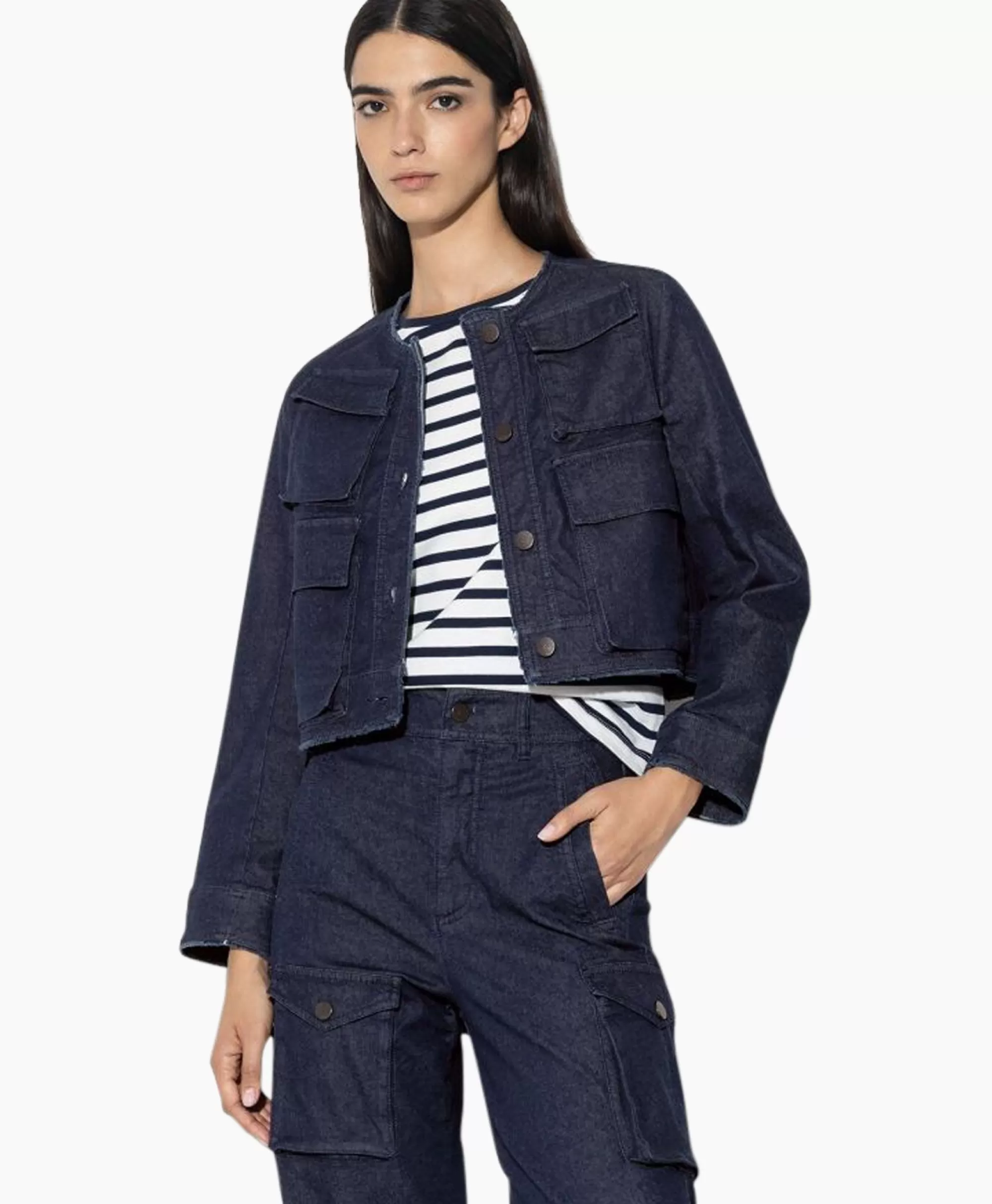 Maglione Elegante Luisa Cerano in Lana Pregiata, Blu Scuro - Cod. 498014/3608-0