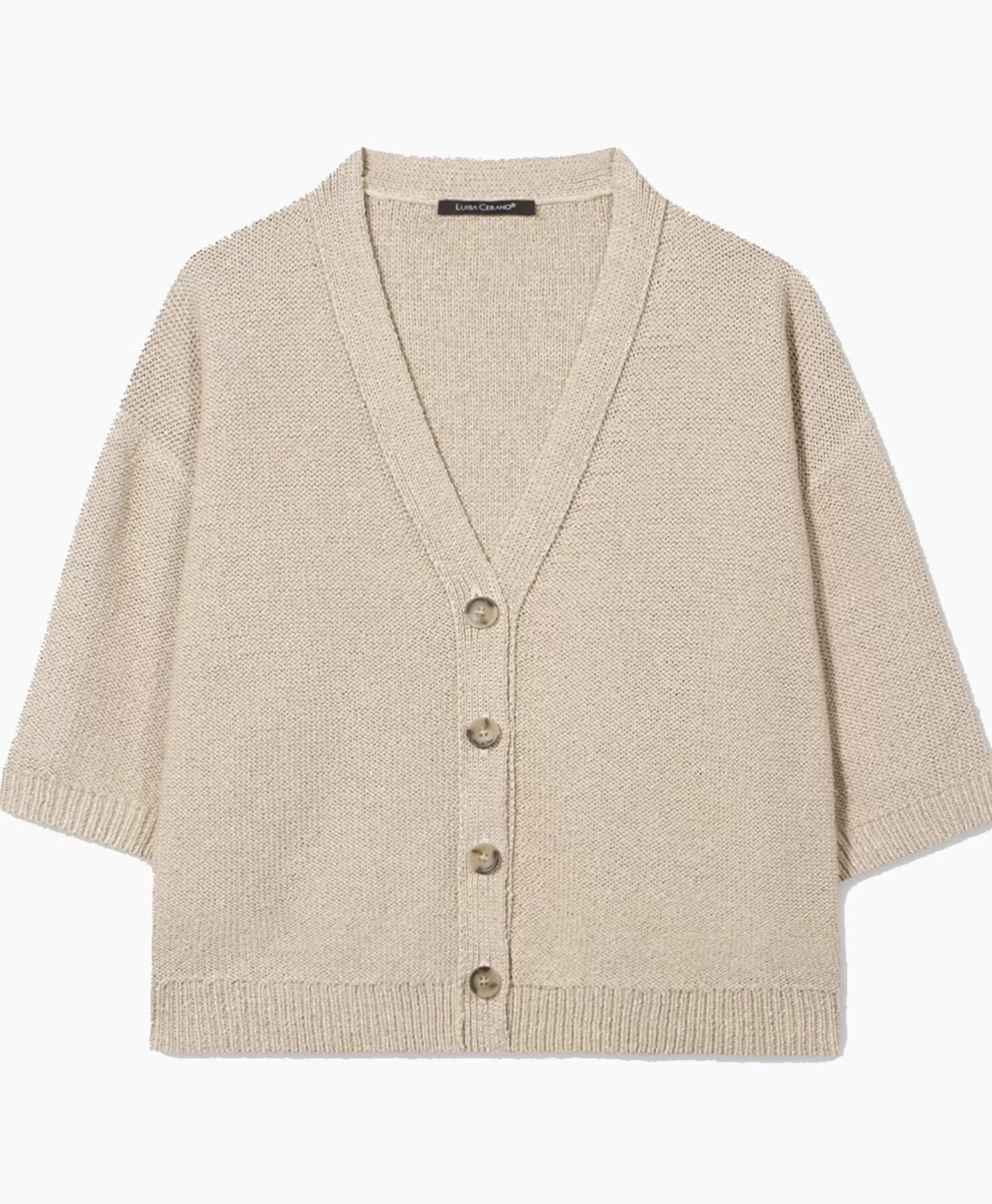 Vestagio by Luisa Cerano - Maglione Morbido con Design Elegante, Mod. 478307-5894, Colore Taupe Naturale