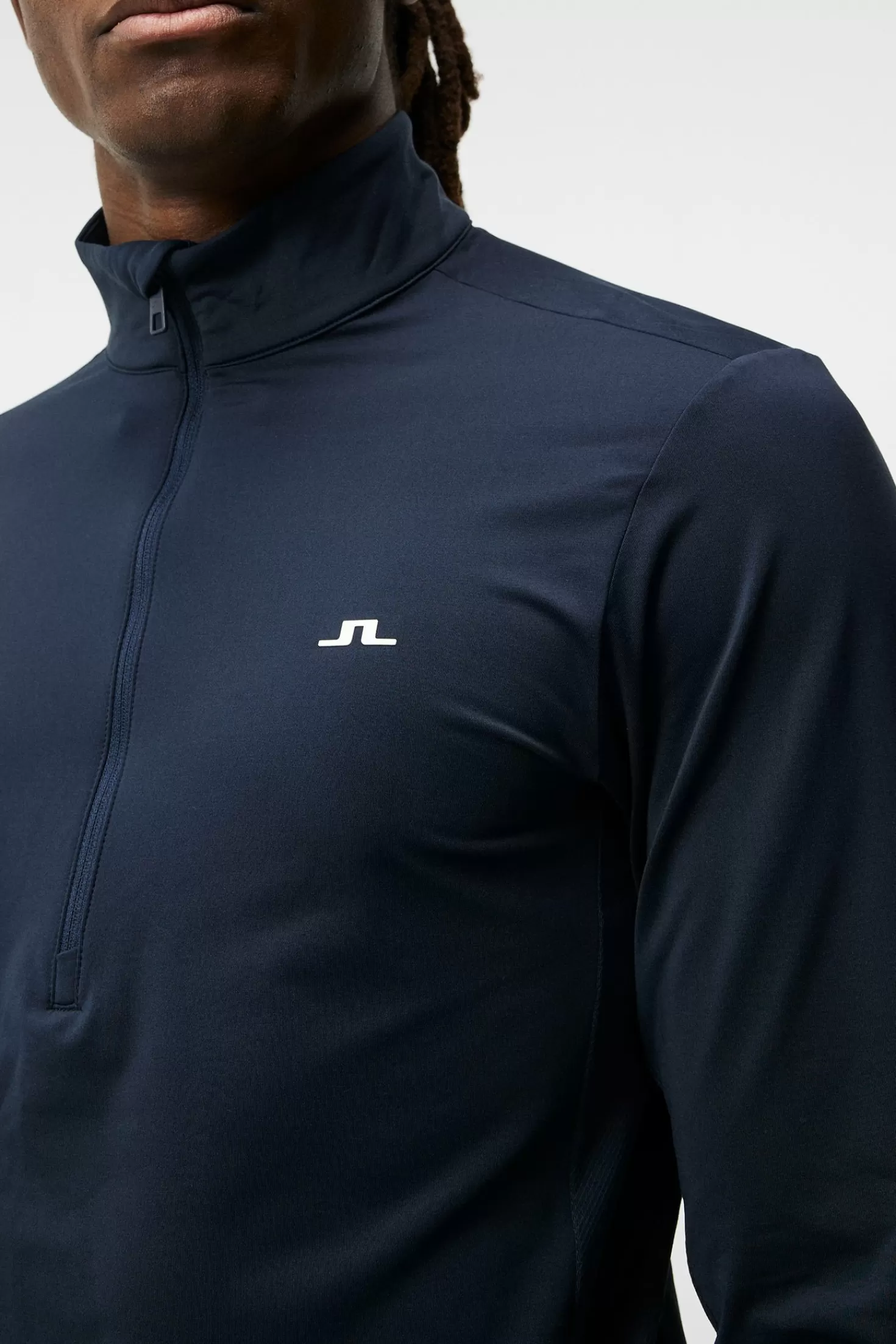 J.Lindeberg Felpa Termica Luke Mezza Zip - Cappuccio Morbido, Stile Urbano, Prezzo Competitivo