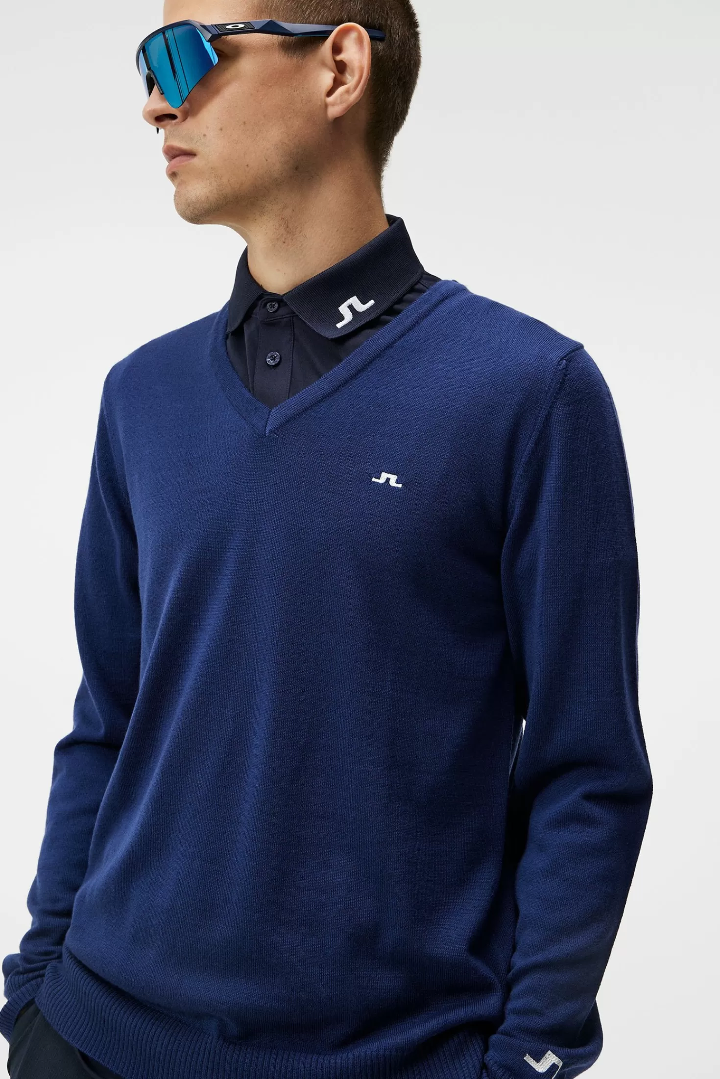 J.Lindeberg Maglione Elegante in Lana Merino - Confezione Invernale con Sconto Esclusivo