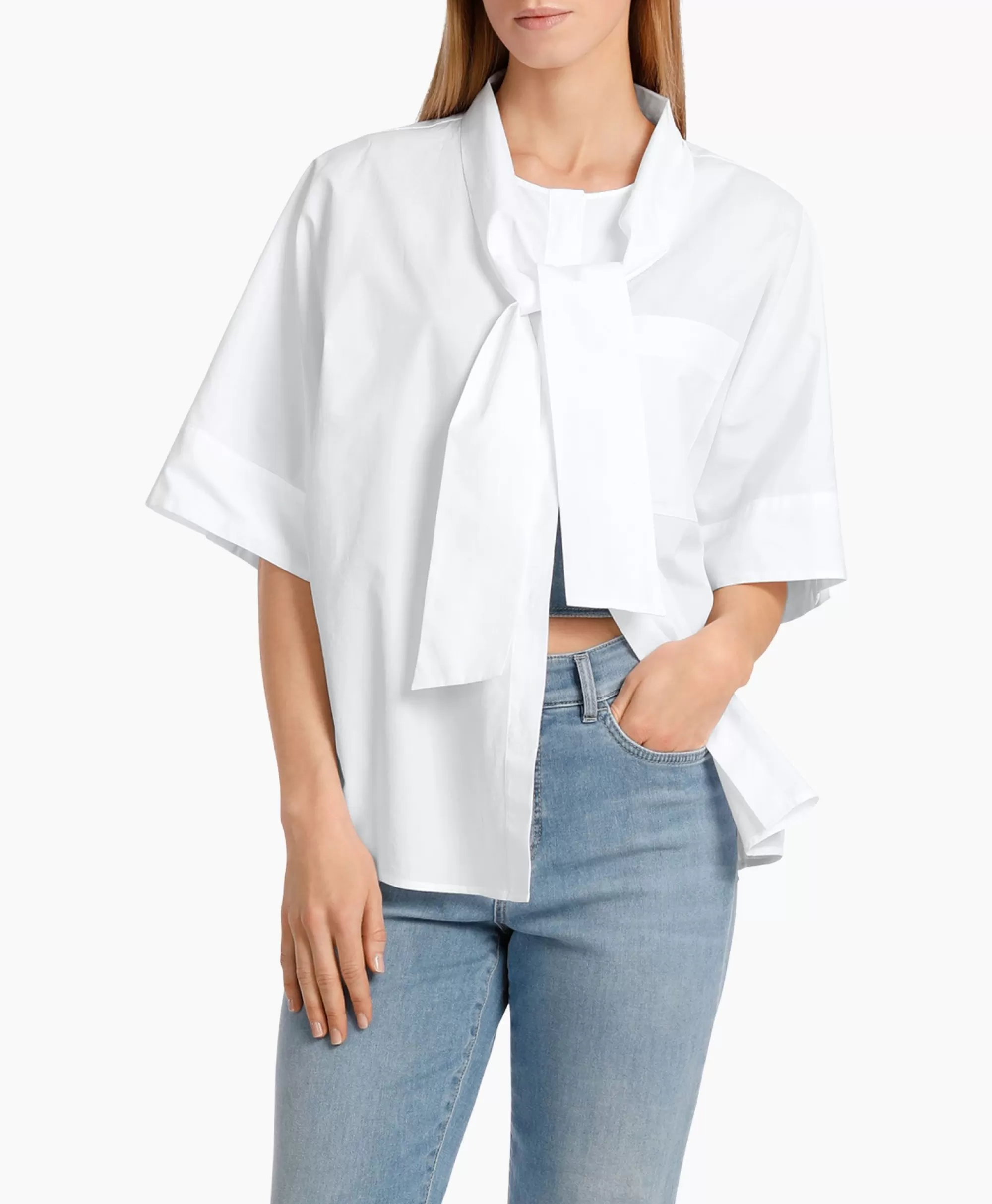 Camicia Elegante Marccain Collezione Primavera - Modello WC51.37-W91 in Bianco Puro