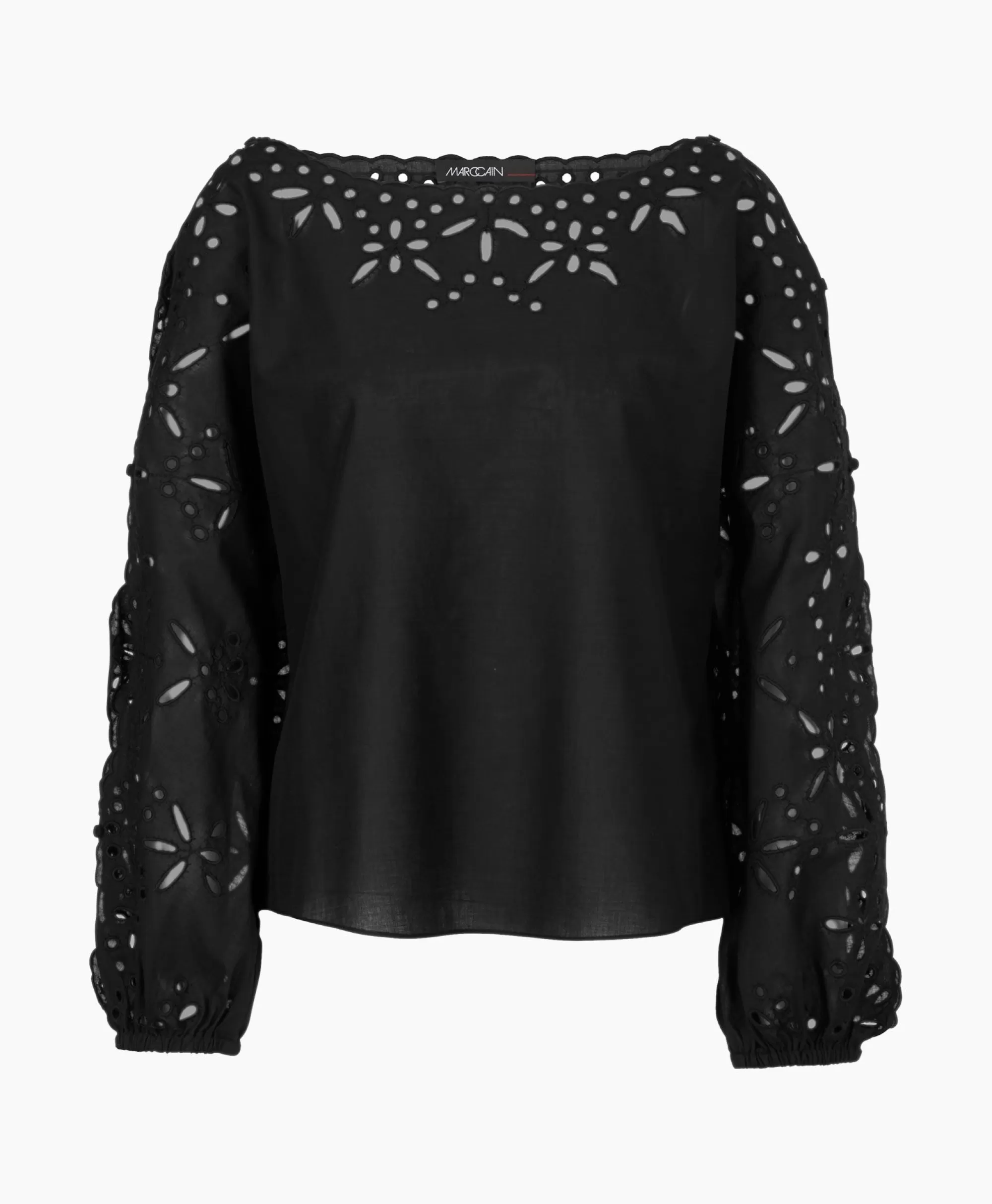 Camicia Elegante Marccain Collezione Autunno/Inverno - Mod. WC51.38-W68 Nero Assoluto, Taglio Classico e Confezione Premium