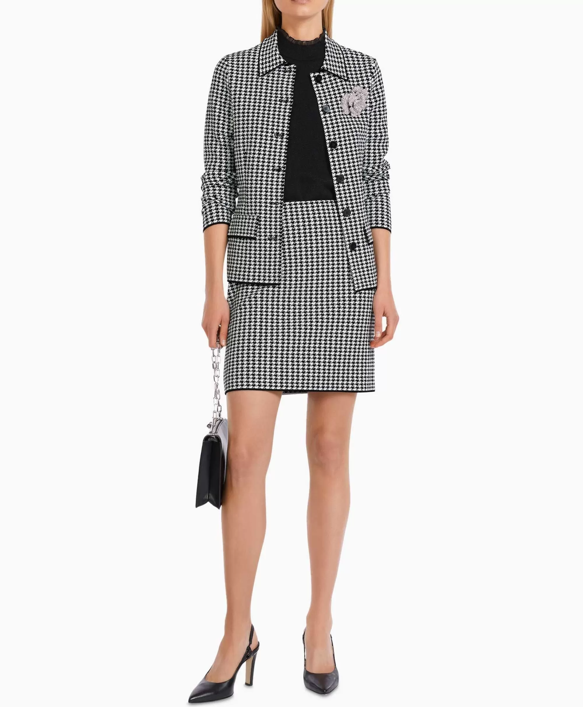 Giacca Marccain Collezione Autunno - Design Moderno VC31.10-M66 con Stampa Elegante Bicolore