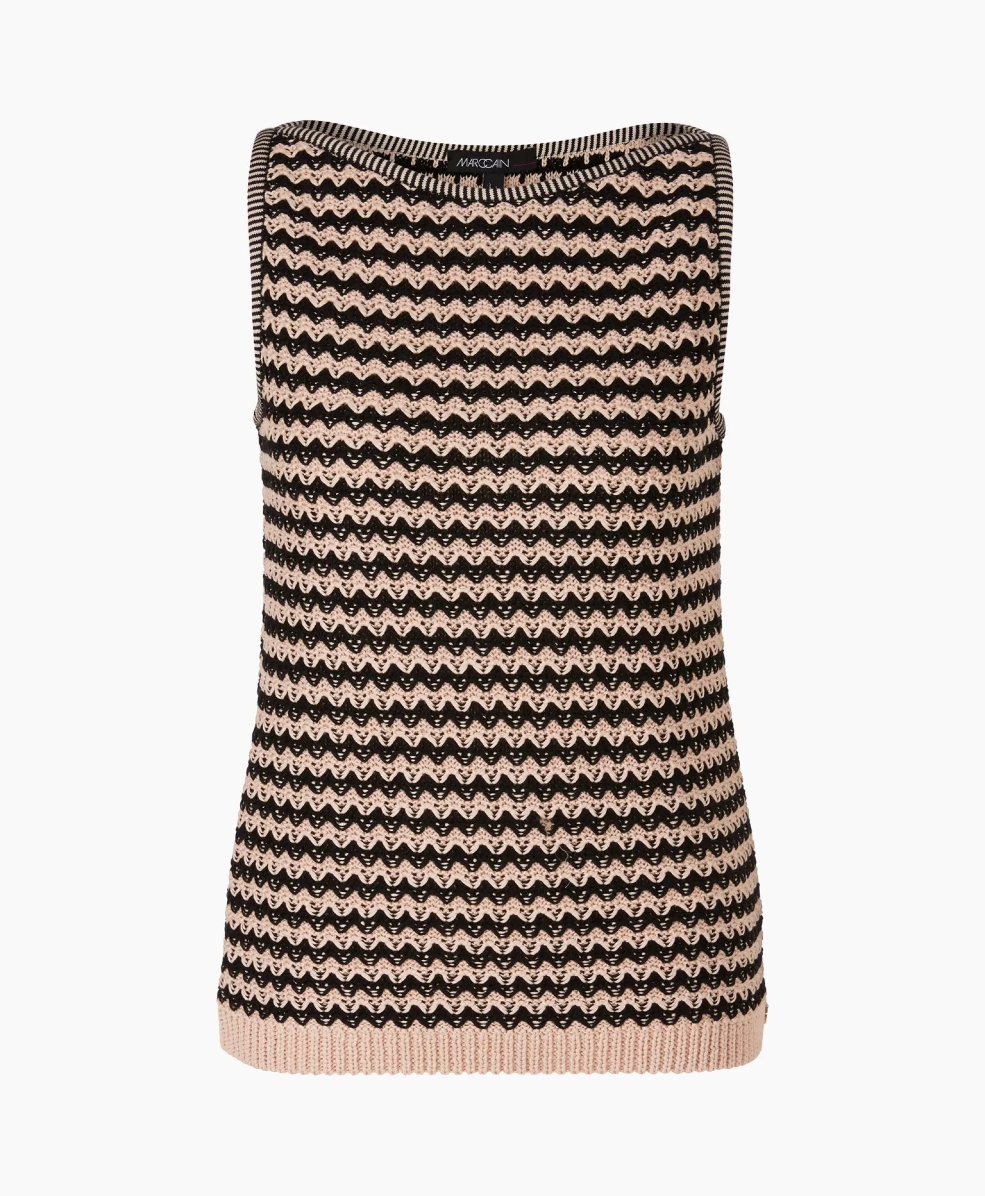 Magliette & Tops Donna | Top Elegante Marccain Collezione Primavera/Estate 2024 - Modello WC M24 in Rosa Chiaro, Tessuto Traspirante