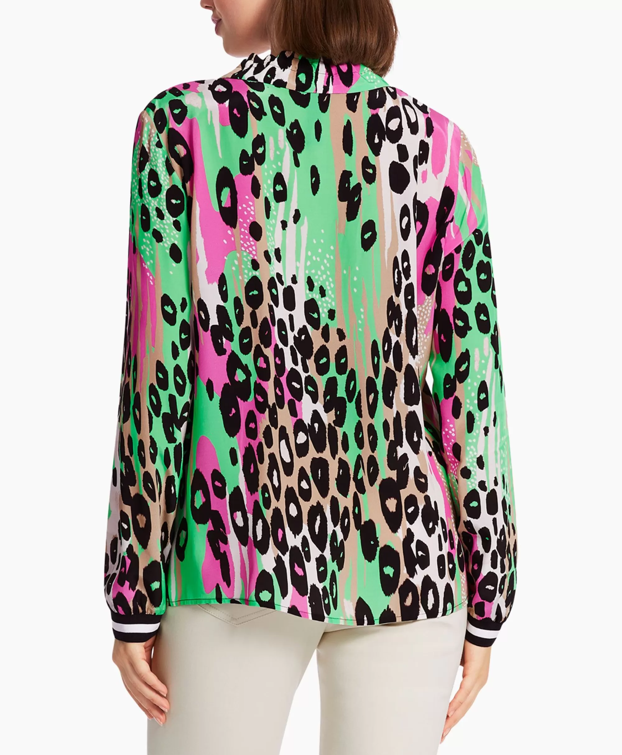 Marccain Sport Blusa Donna WS5108-W05 Verde Chiaro - Modello Sportivo Comoda e Sportiva, Collezione Primavera 2024