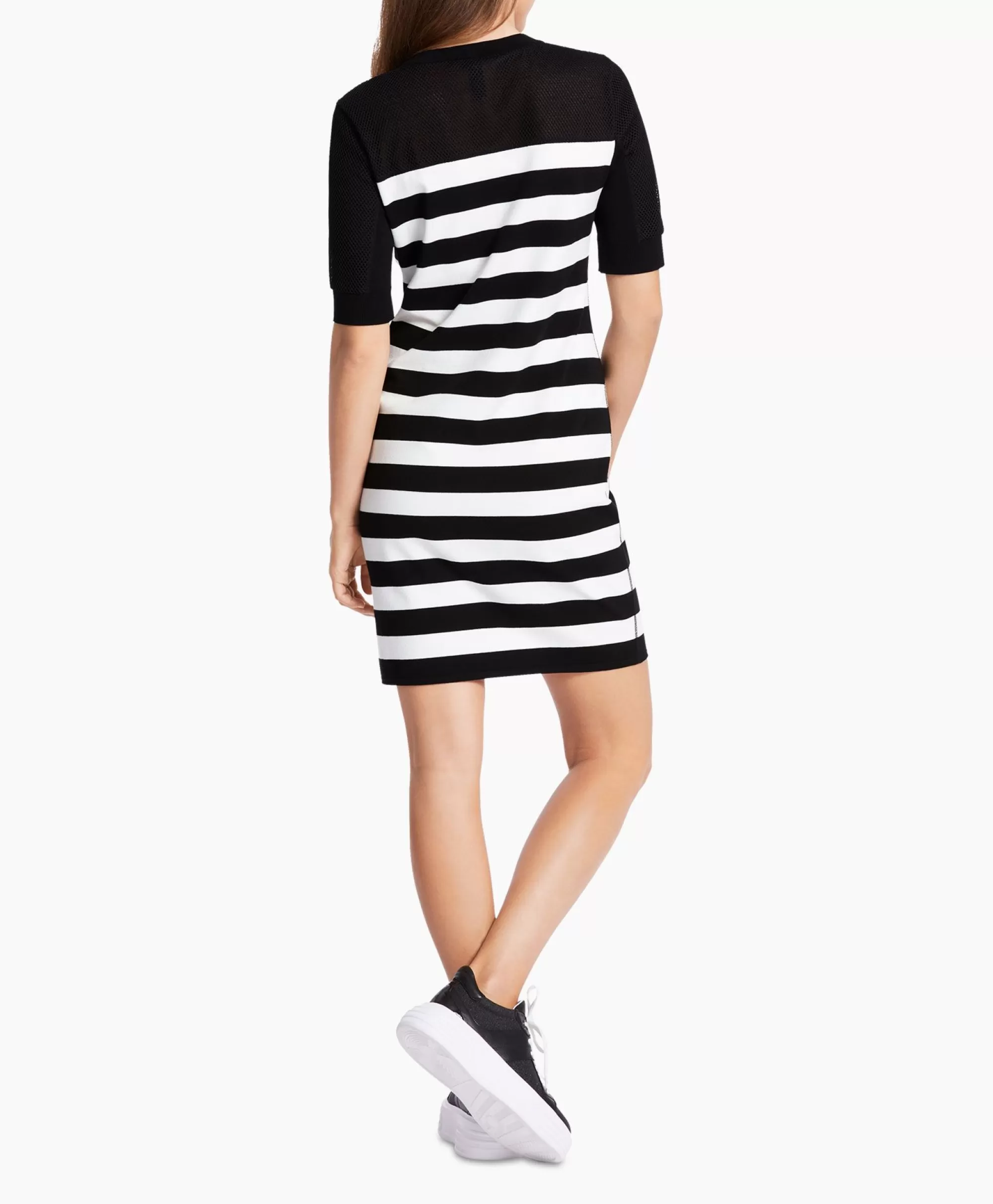 Abito da Cerimonia Nuziale Elegante con Stampa Floreale Bicolore - Marccain Sport Vestito Donna Stile WS21.11-M13