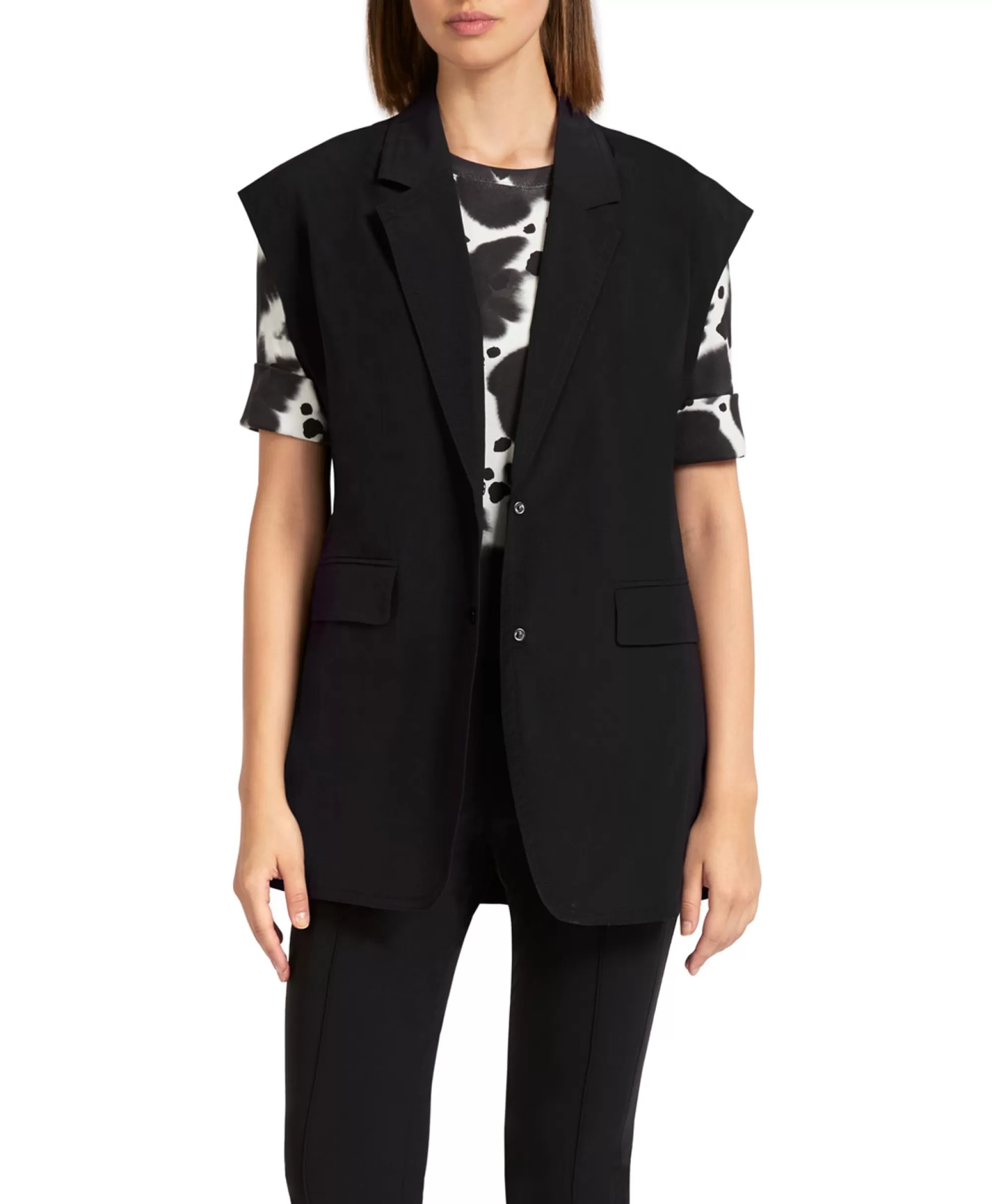 Giacca Sportiva Elegante Marccain - Confortevole, Taglia 37, Nero